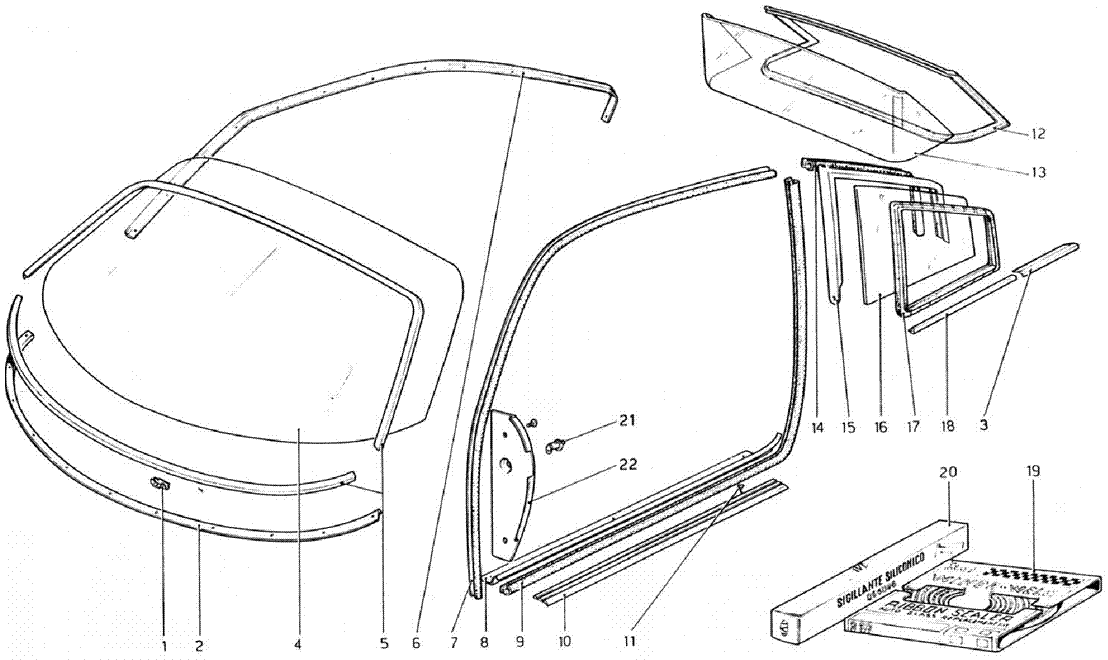 Exploded View - Maranello Classic Parts