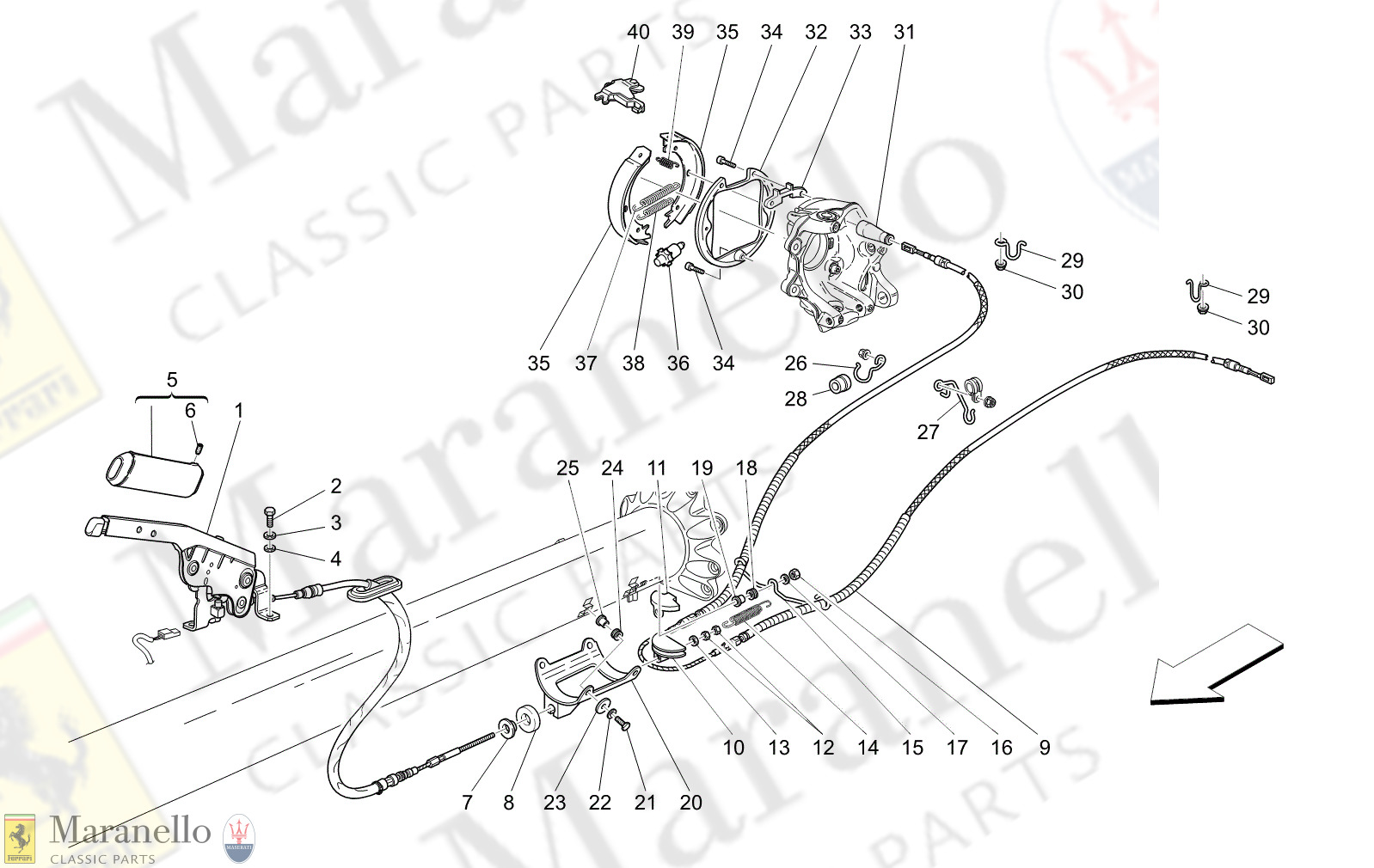 04.30 - 11 - 0430 - 11 Parking Brake