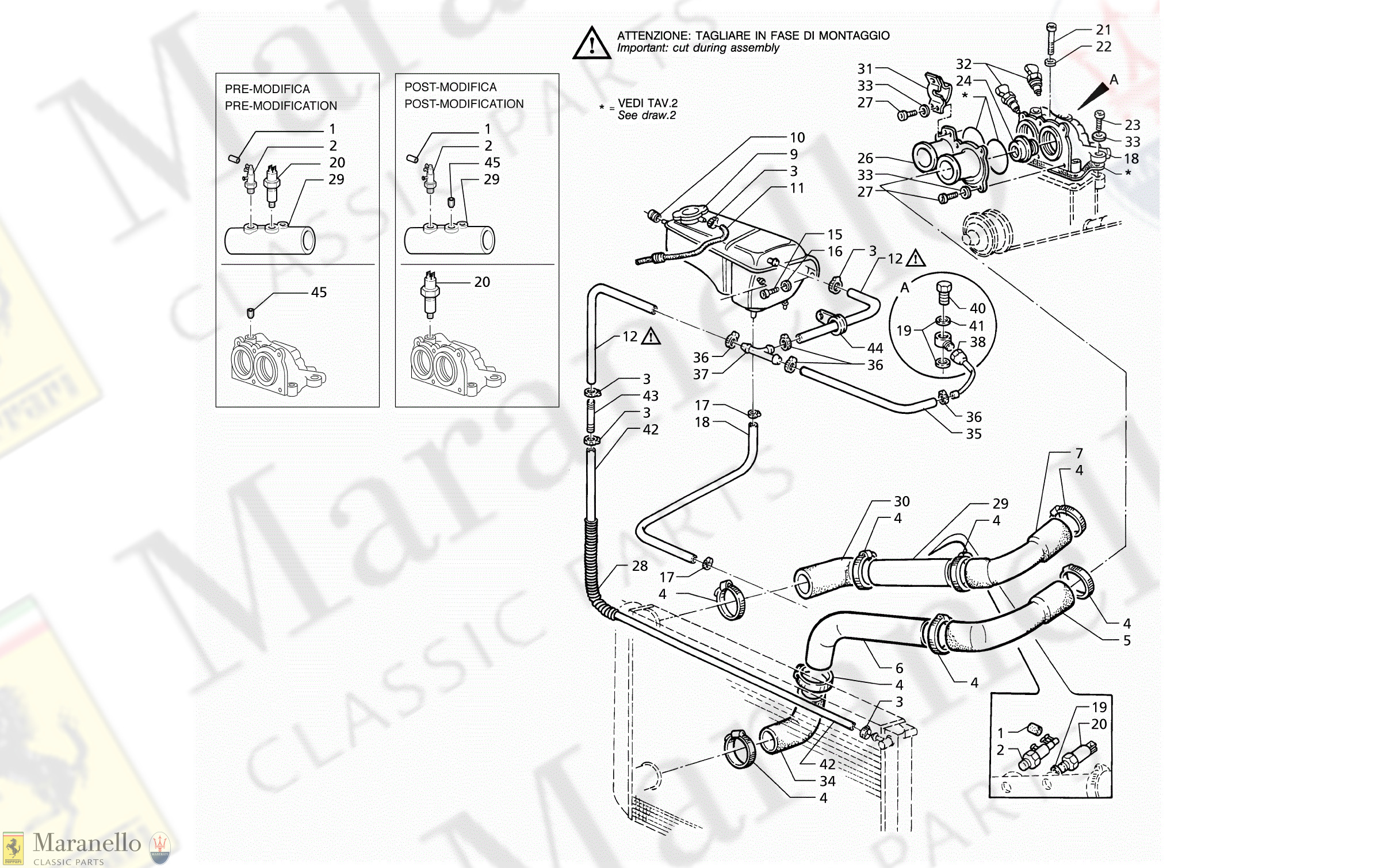 C 19 - Cooling Lines And Thermostat