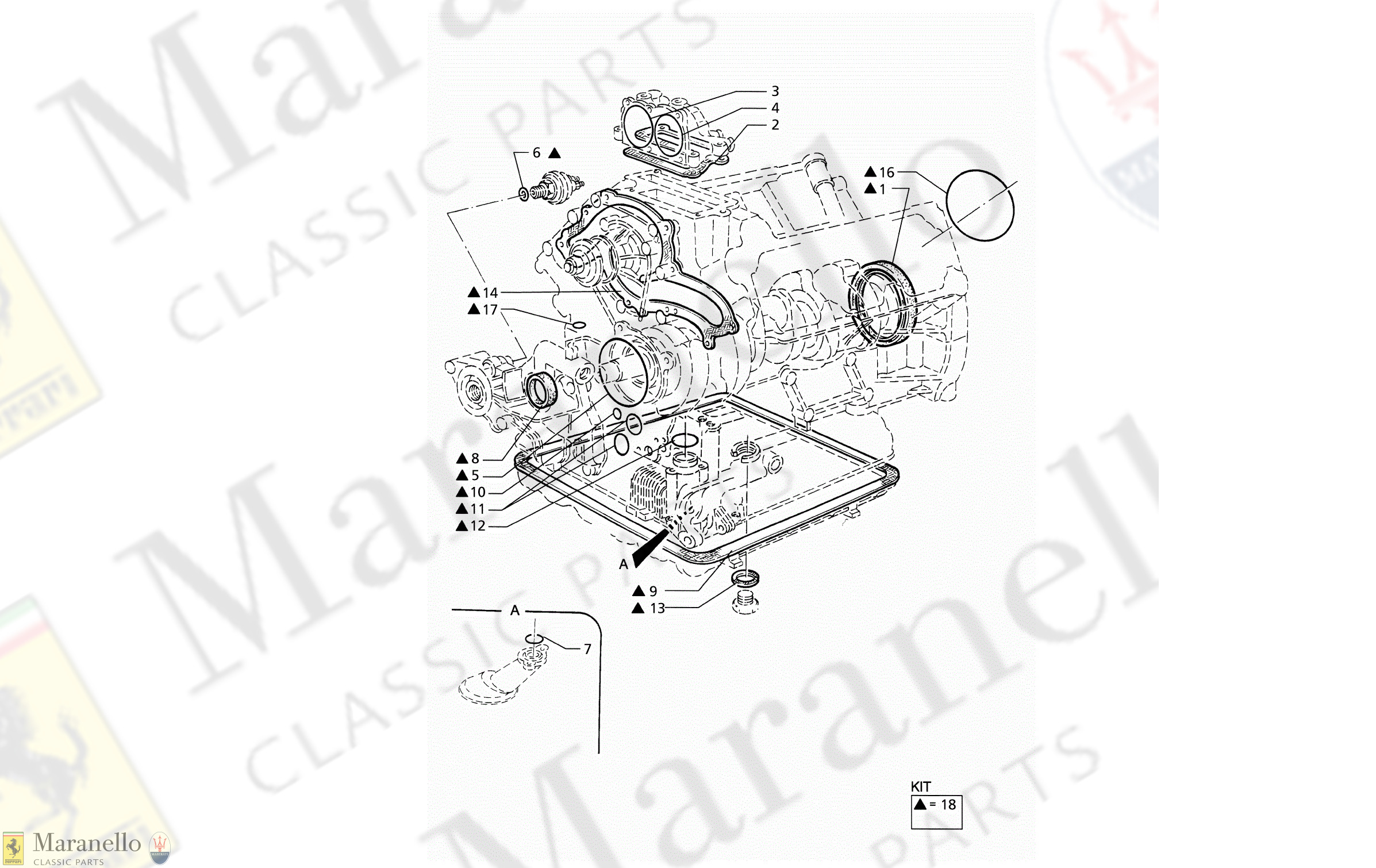 C 2 - Gasket And Oil Seals For Block Overhaul