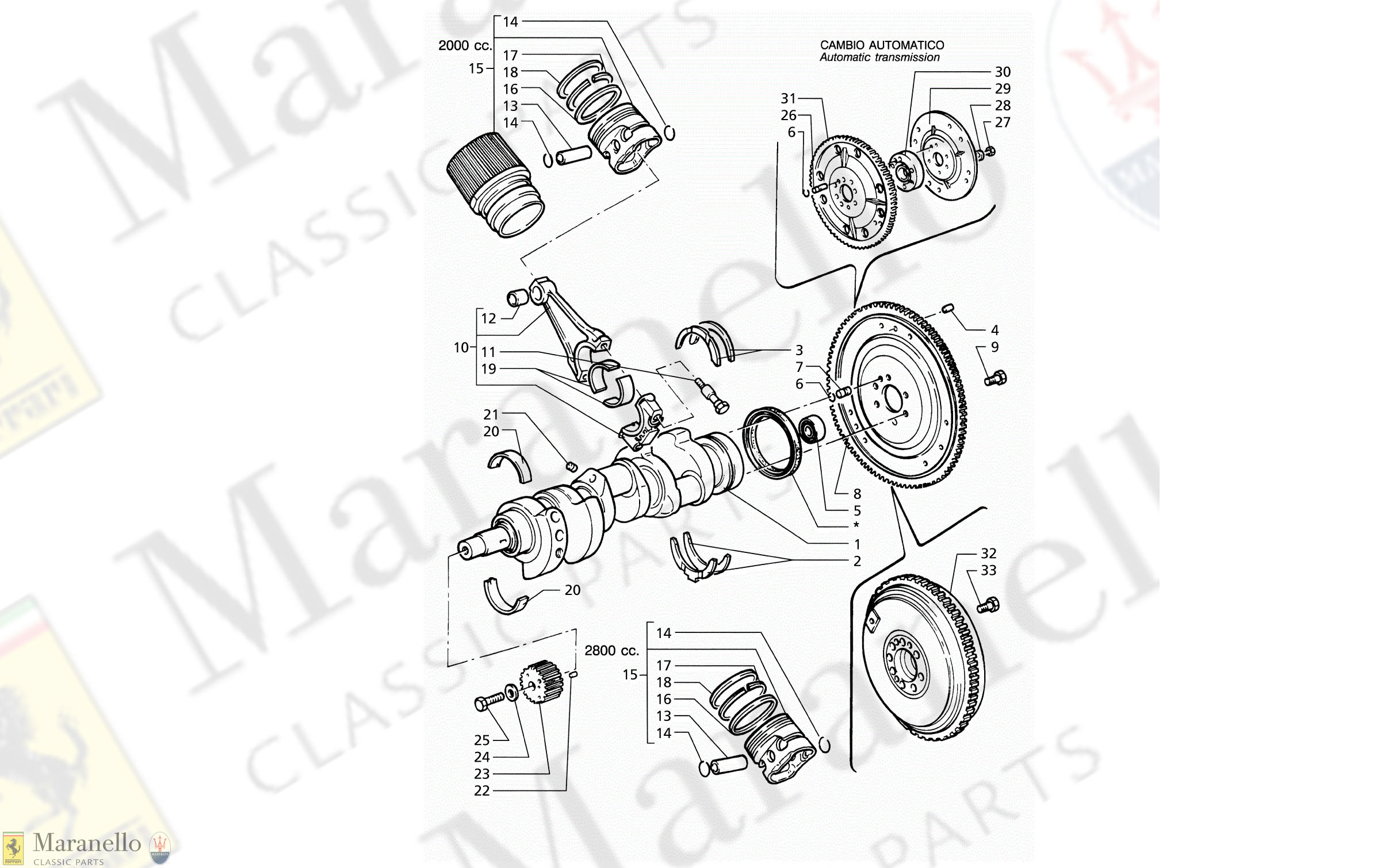 C 5 - Crankshaft, Pistons, Connecting Rods And Flywheel