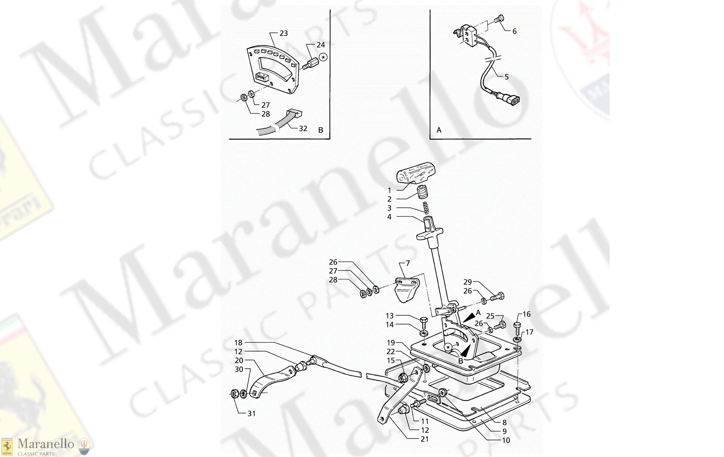 C 28.1 - C 281 - Automatic Transmission - Outside Controls