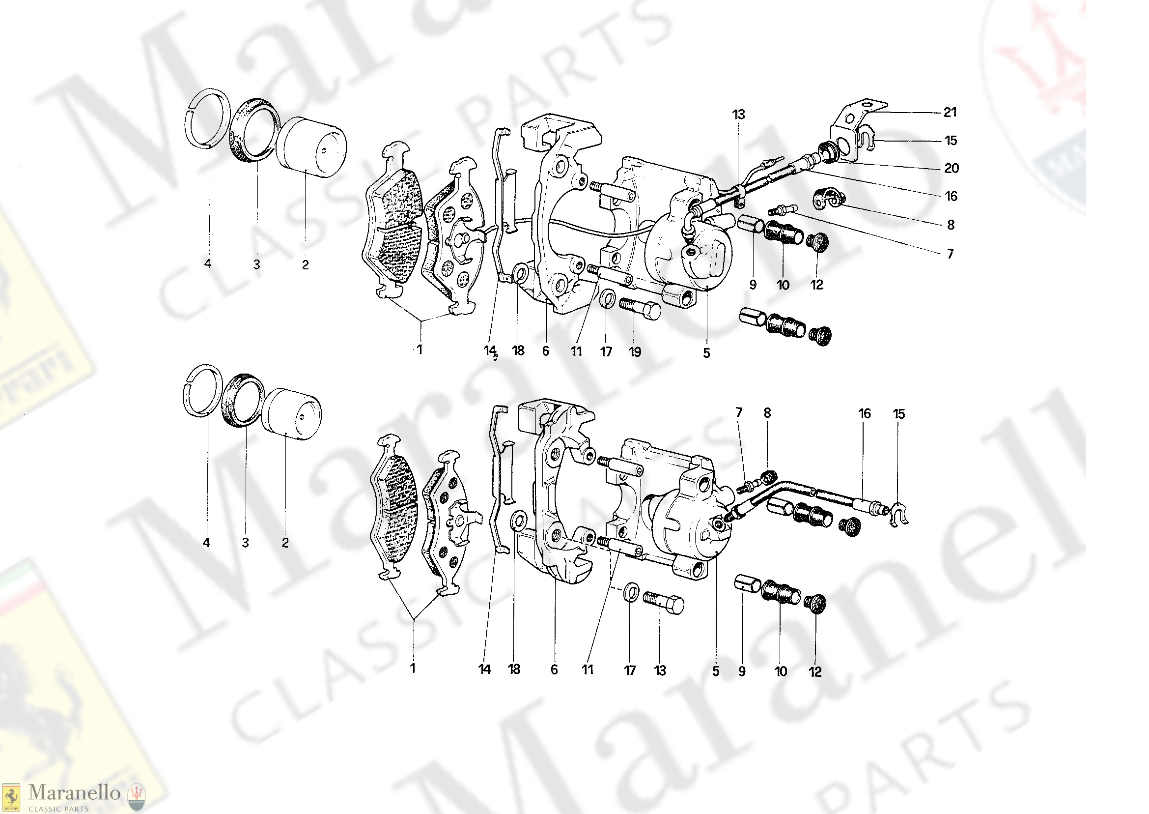 032 - Calipers for Front and Rear Brakes