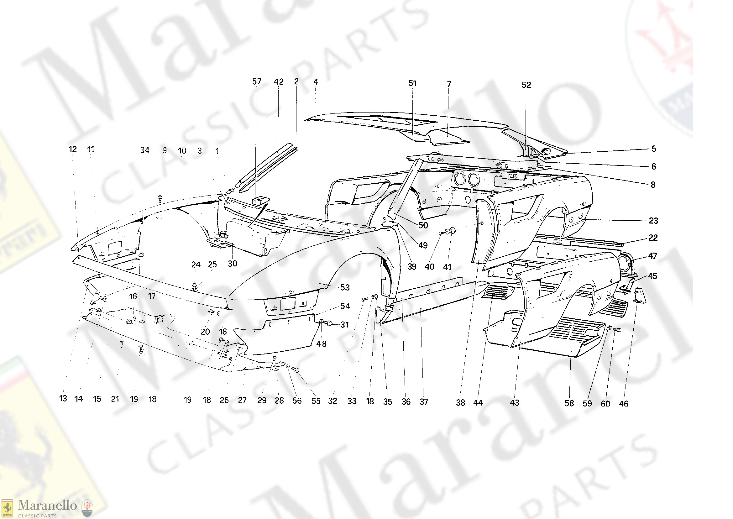 101 - Body Shell - Outer Elements