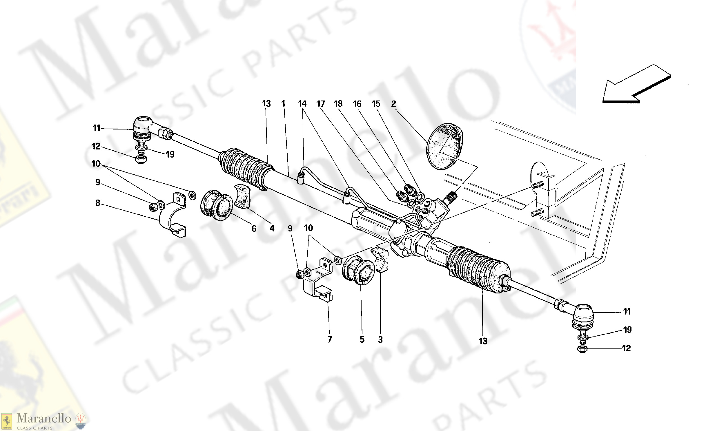 049 - Hydraulic Steering Box And Linkage