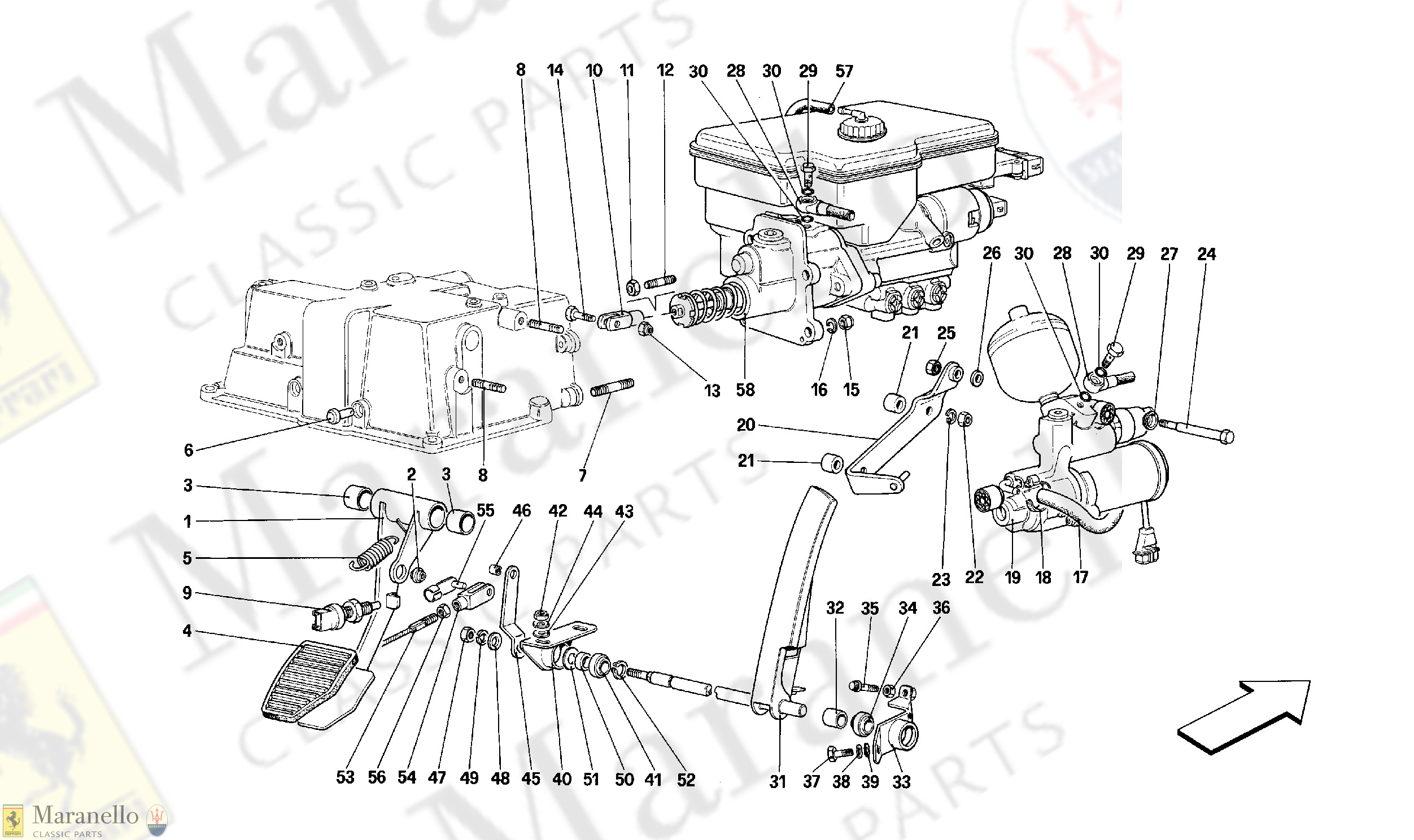 062 - Throttle Pedal And Brake Hydraulic System -Valid For Gd-