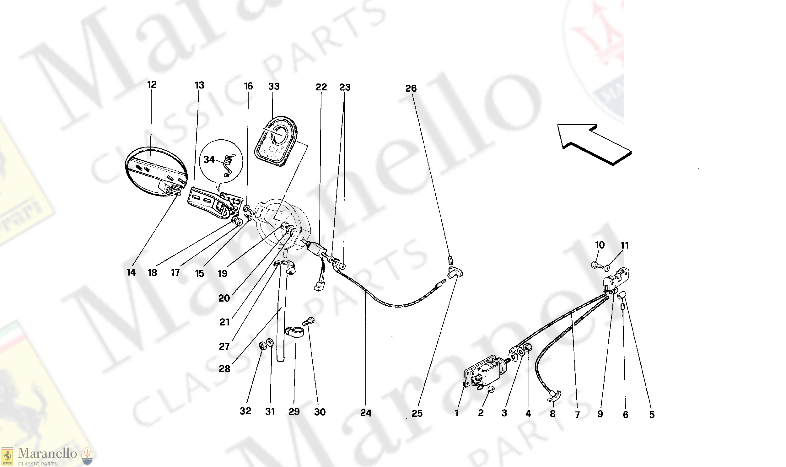 116 - Opening Devices For Engine Bonnet And Gas Door