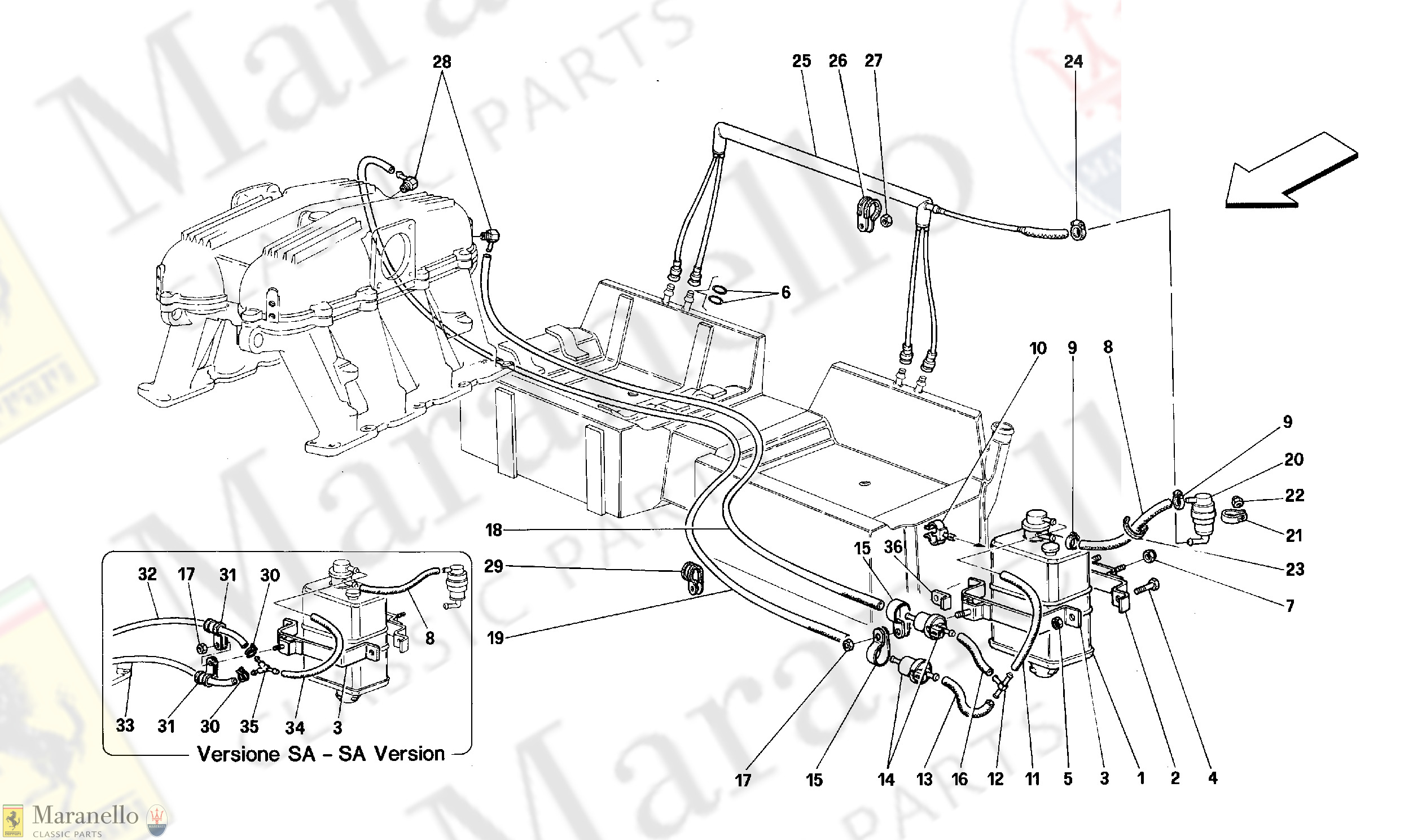 017 - Antievaporation Device - Coupé And Cabriolet - Fors Cars With Catalyst And Sa-