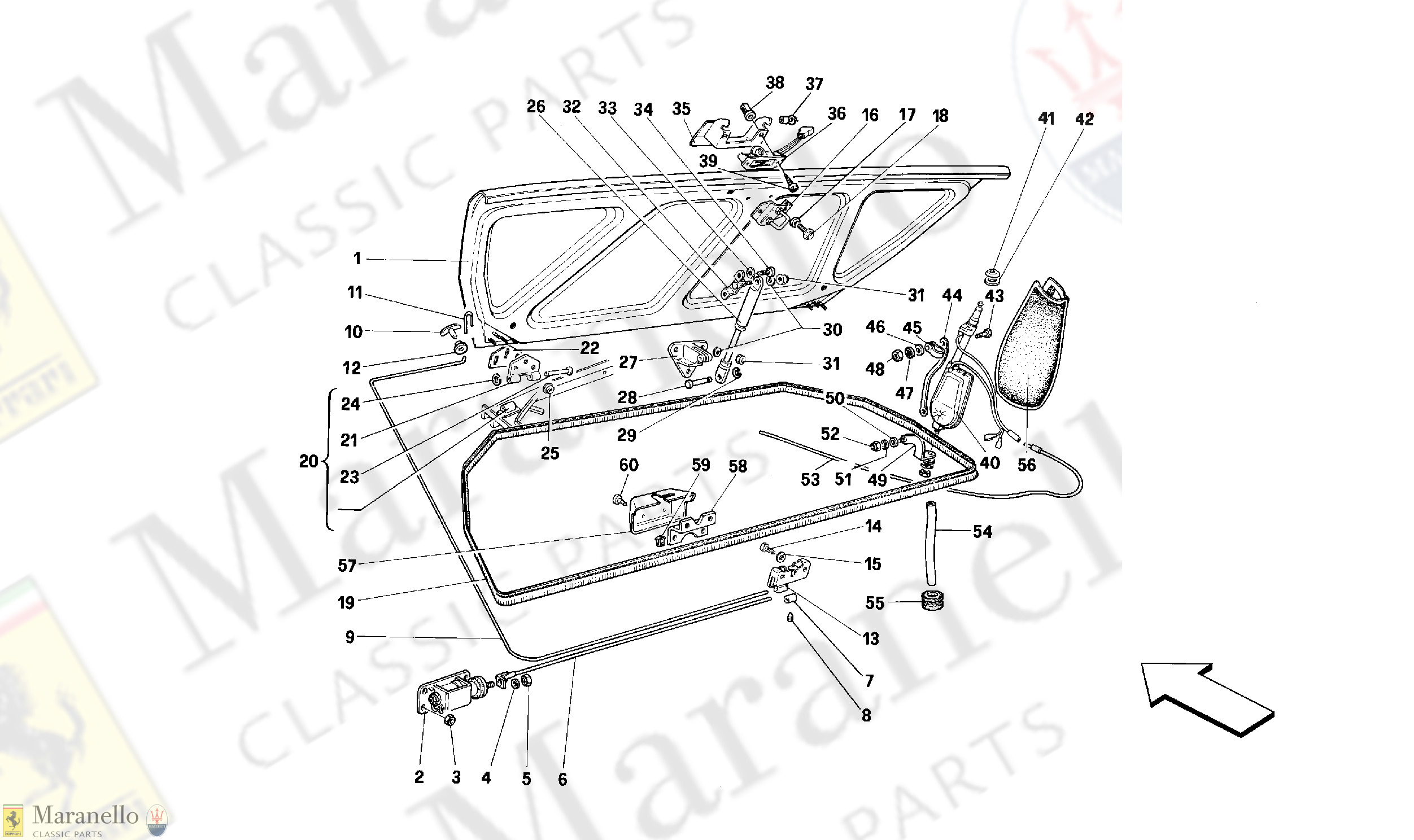 117 - Luggage Compartment Lid