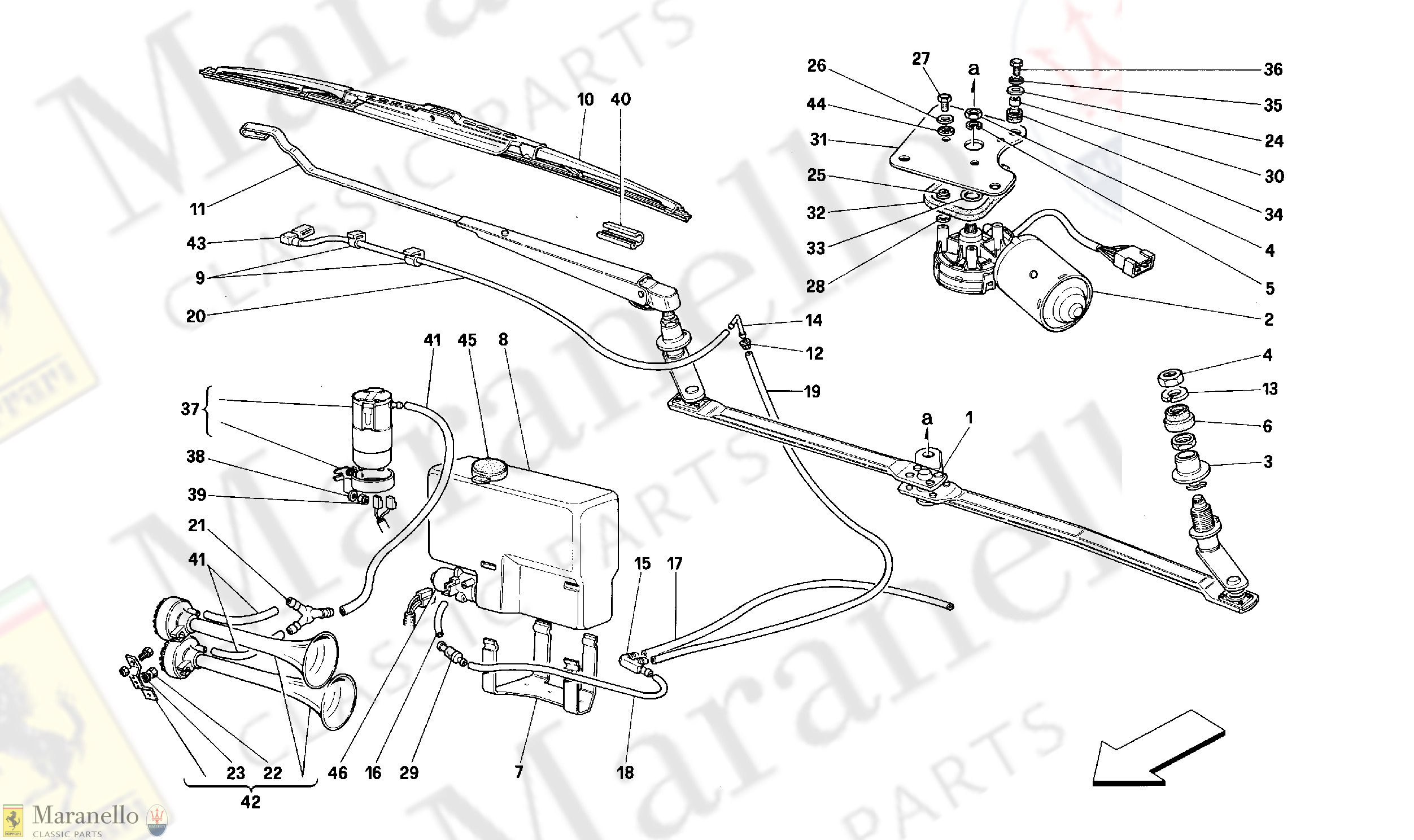 145 - Windshield Wiper And Horns