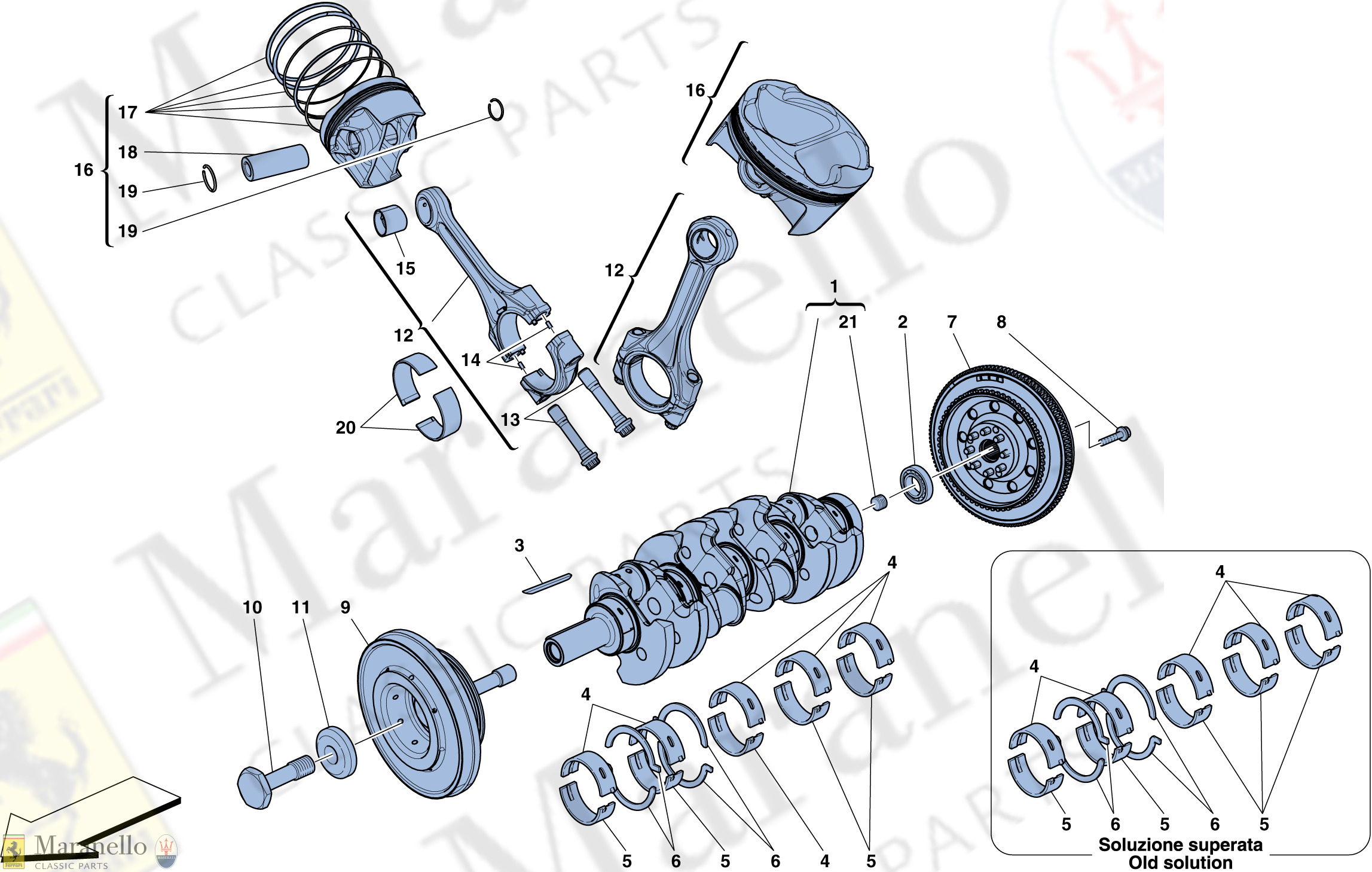 002 - Crankshaft - Connecting Rods And Pistons