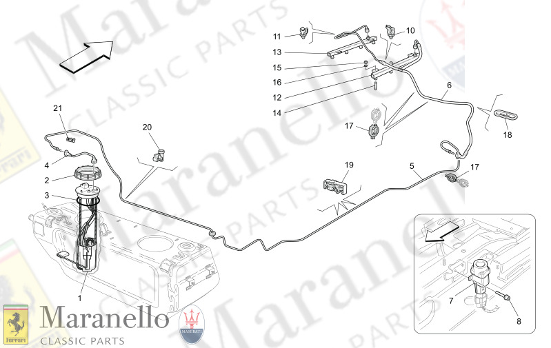 01.43 - 1 FUEL PUMPS AND CONNECTION LINES