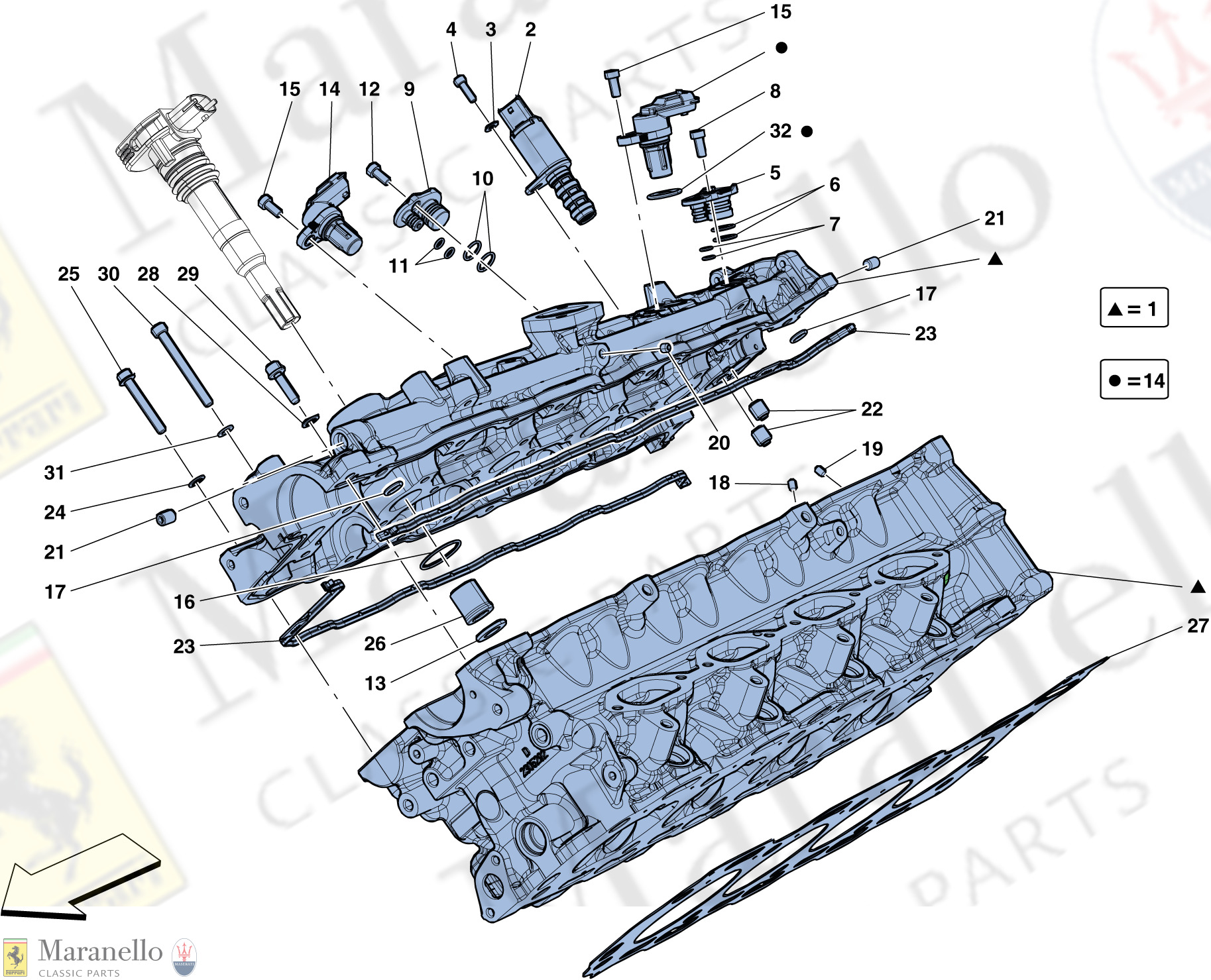 003 - Right Hand Cylinder Head