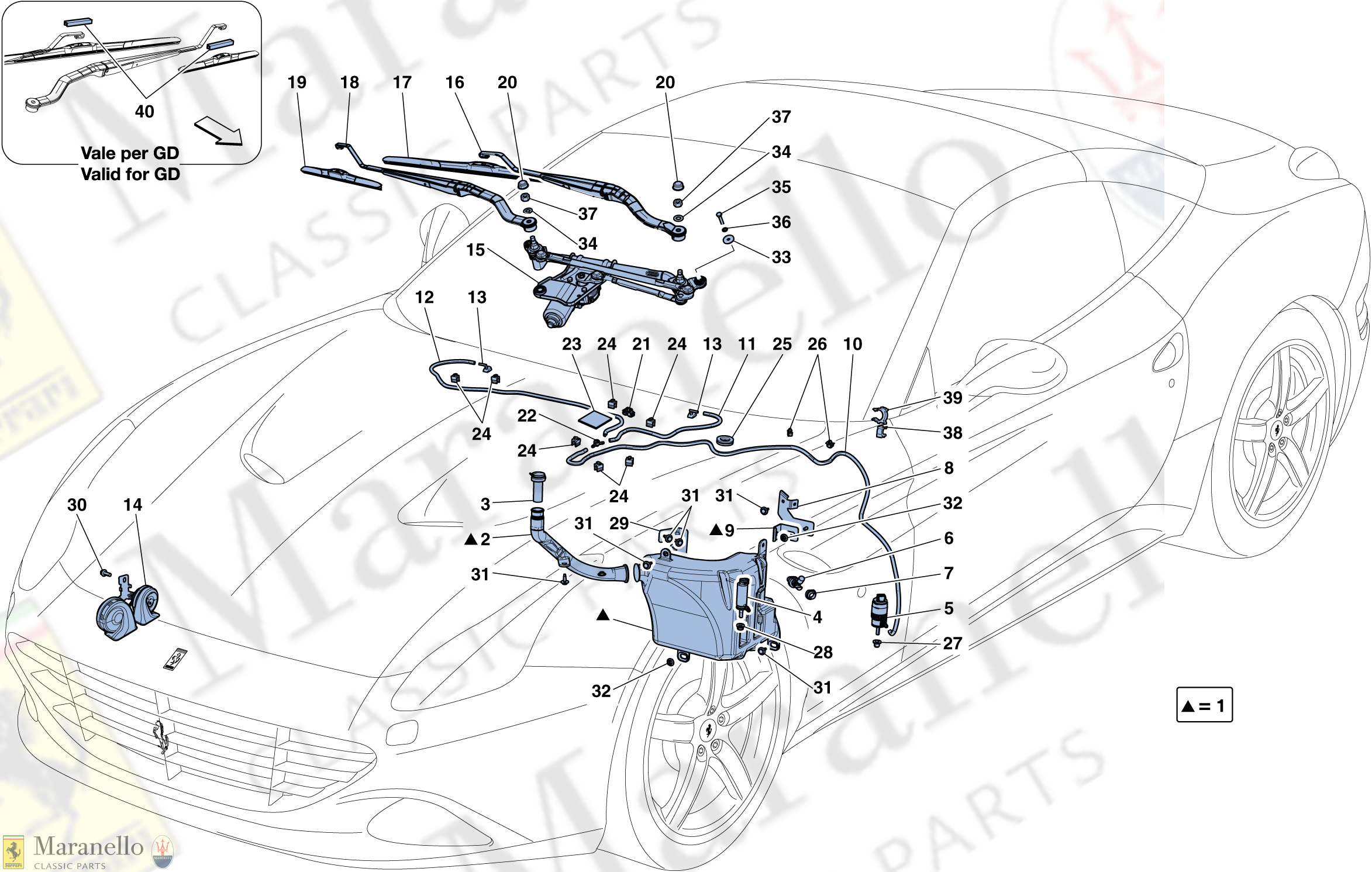 135 - Windscreen Wiper, Windscreen Washer And Horns