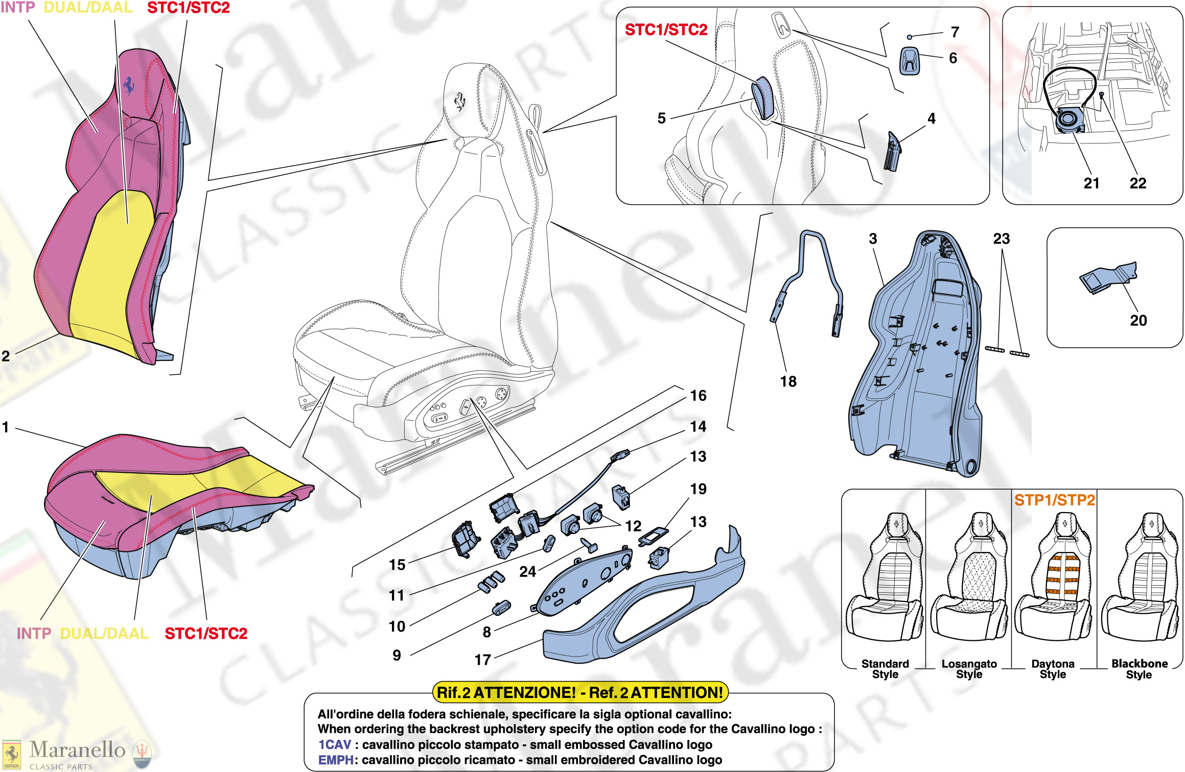 125 - Front Seat - Trim And Accessories