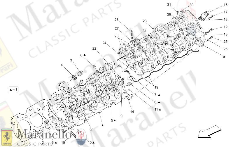 01.21 - 1 LH CYLINDER HEAD