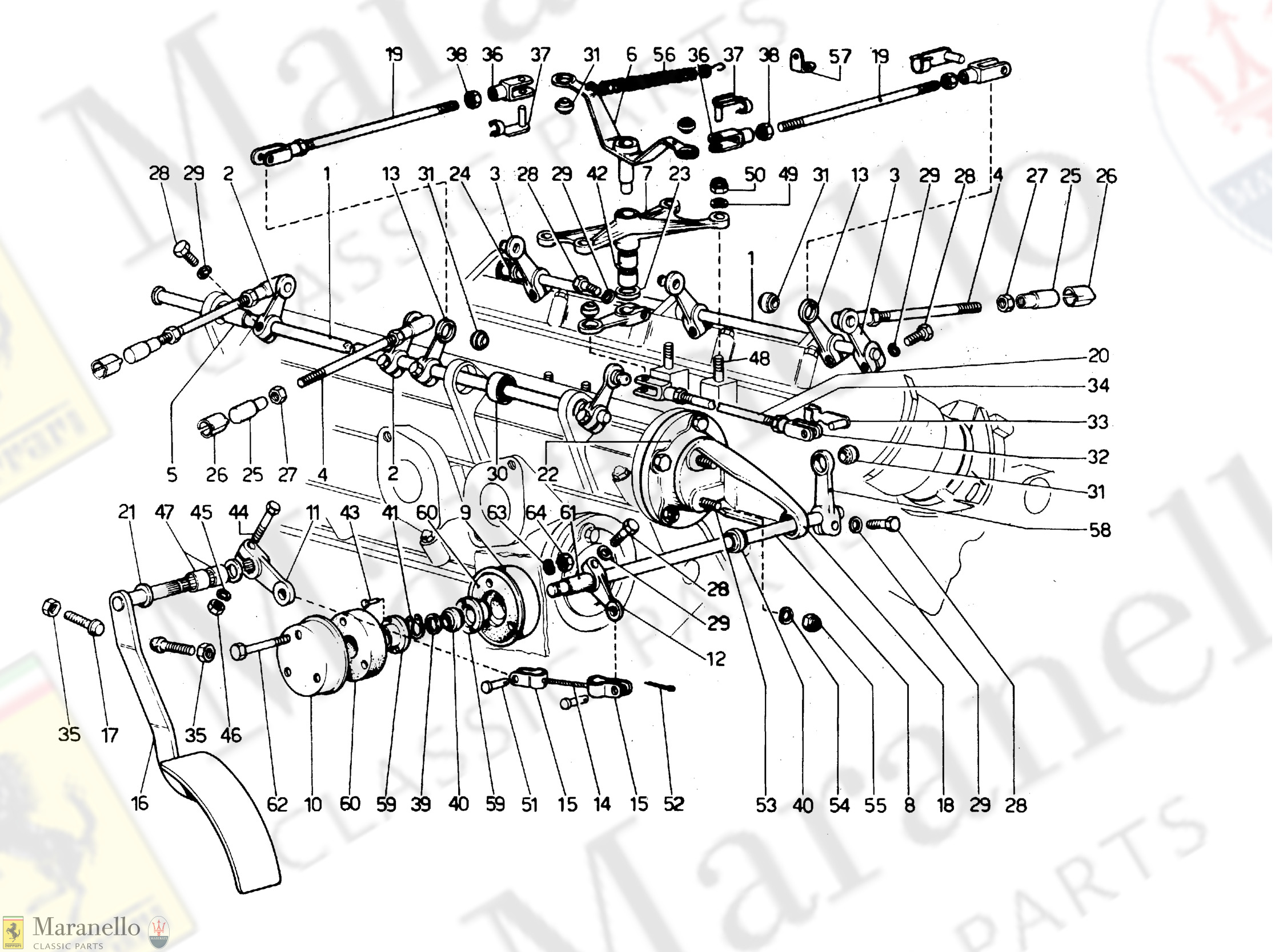 011A - Throttle Linkage - Revision Oct 1972