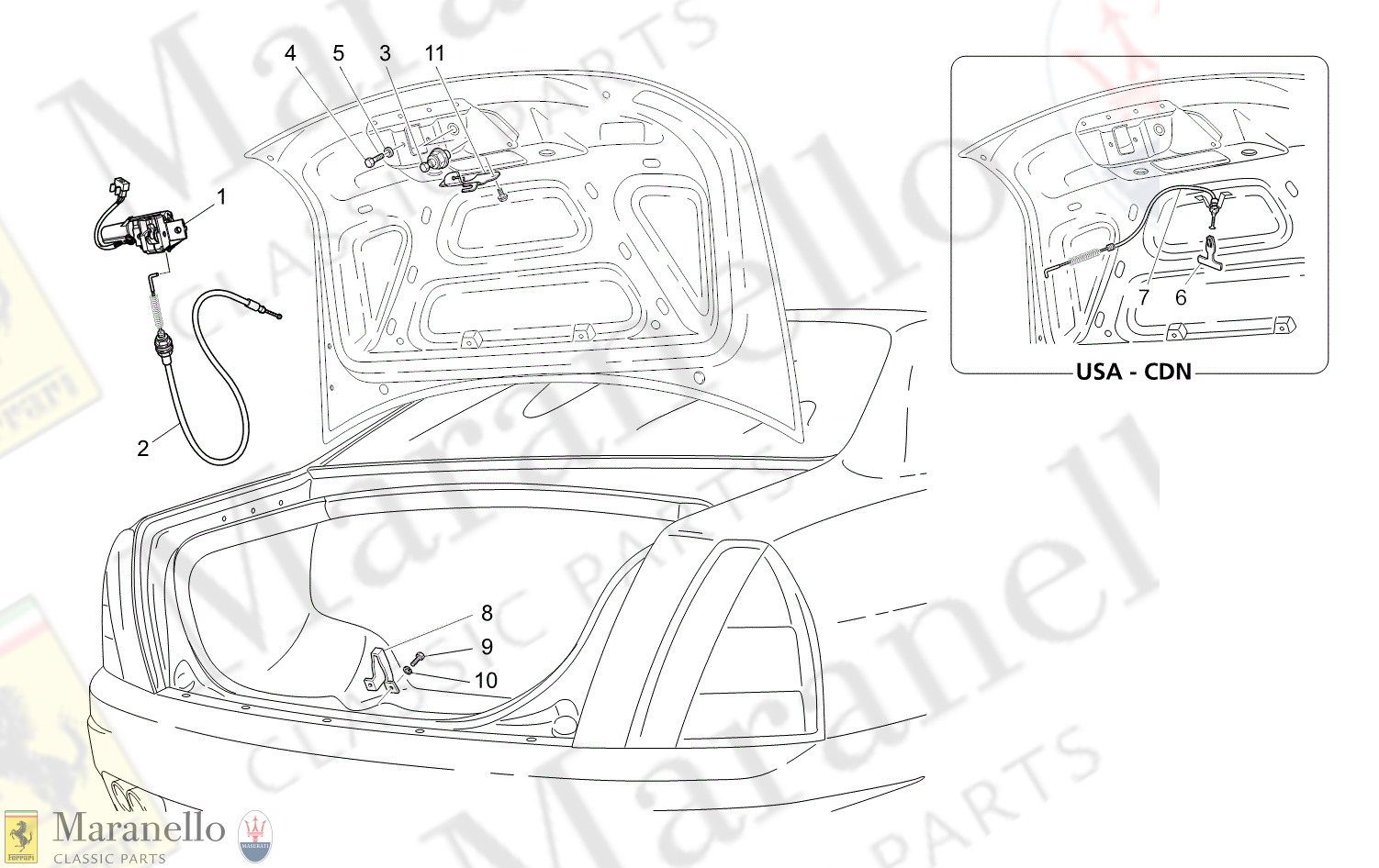 09.24 - 12 - 0924 - 12 Rear Lid Opening Control parts diagram for ...