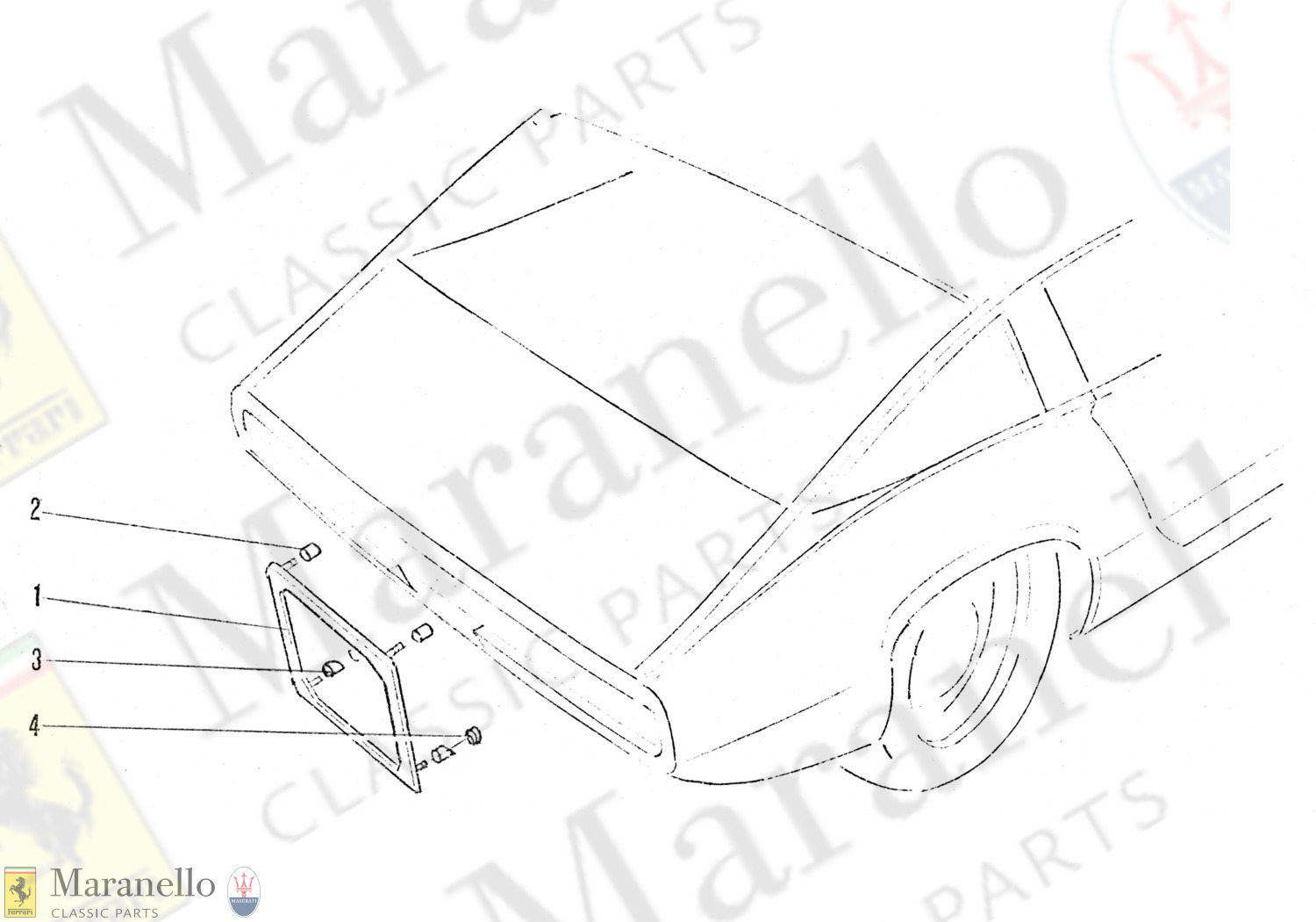 222 - Rear Number Plate Frame