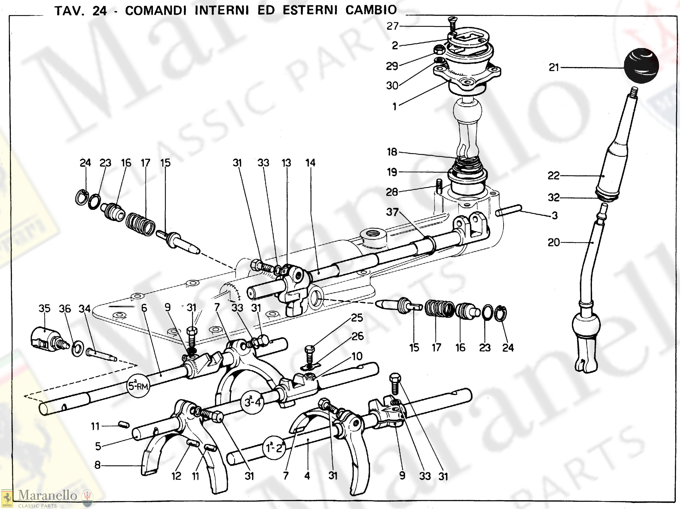 024 - Gear Selector & Forks