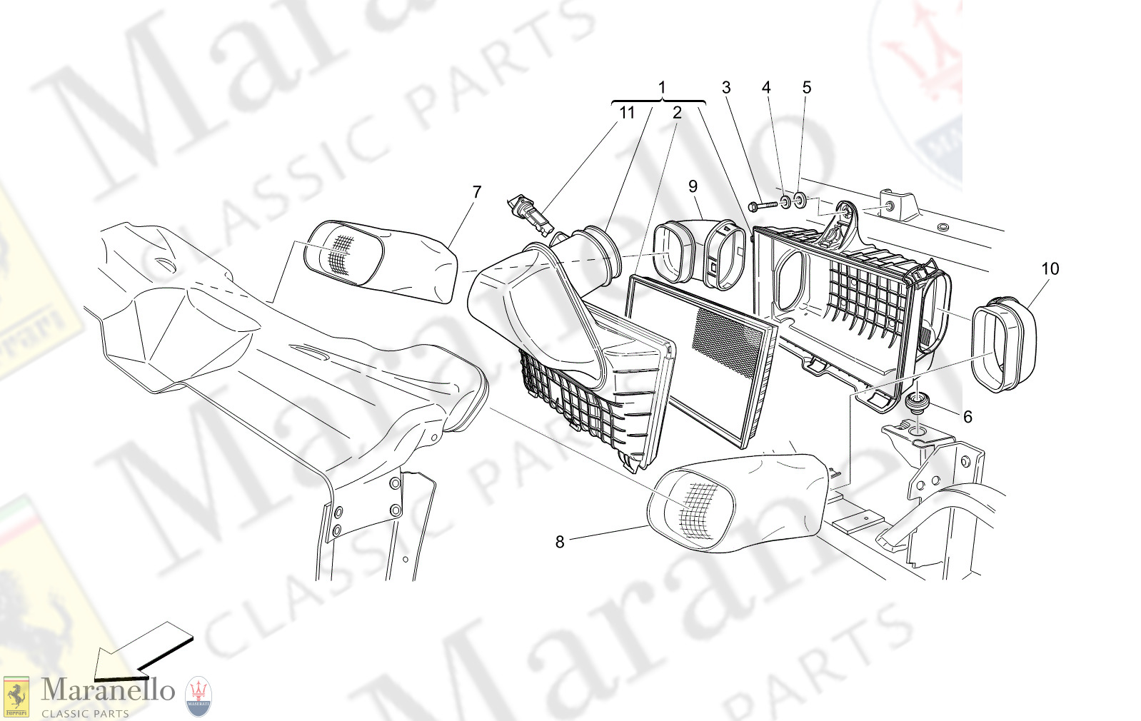 01.41 - 12 - 0141 - 12 Air Filter, Air Intake And Ducts