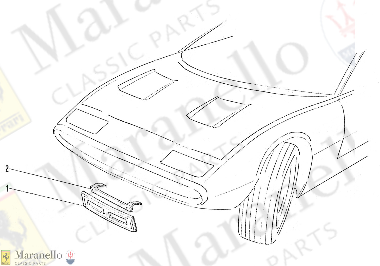 221 - Front Number Plate Frame