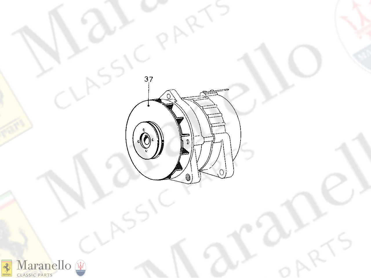 012A - Generator - Battery & Coils - LHD Upto 31-12-1965