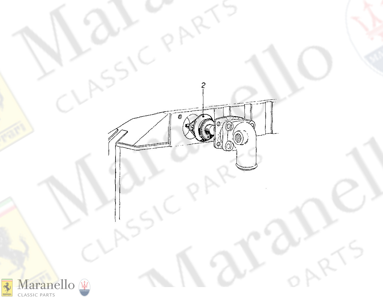 030A - Radiator & Water Pump - LHD Upto 31-12-1965