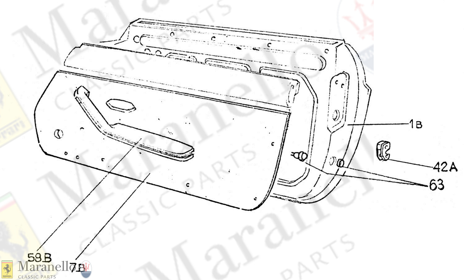 207C - Door Components 365GTS