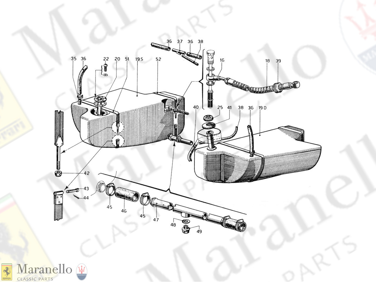 031A - Fuel Tank - LHD Upto 31-12-1965