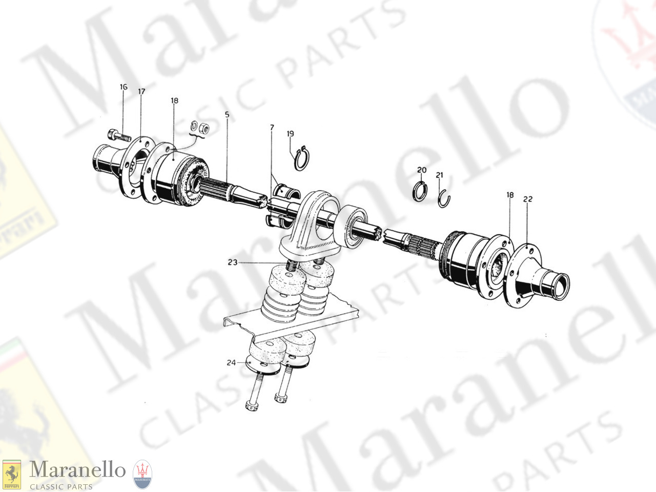 018A - Transmission Shaft - LHD Upto 31-12-1965