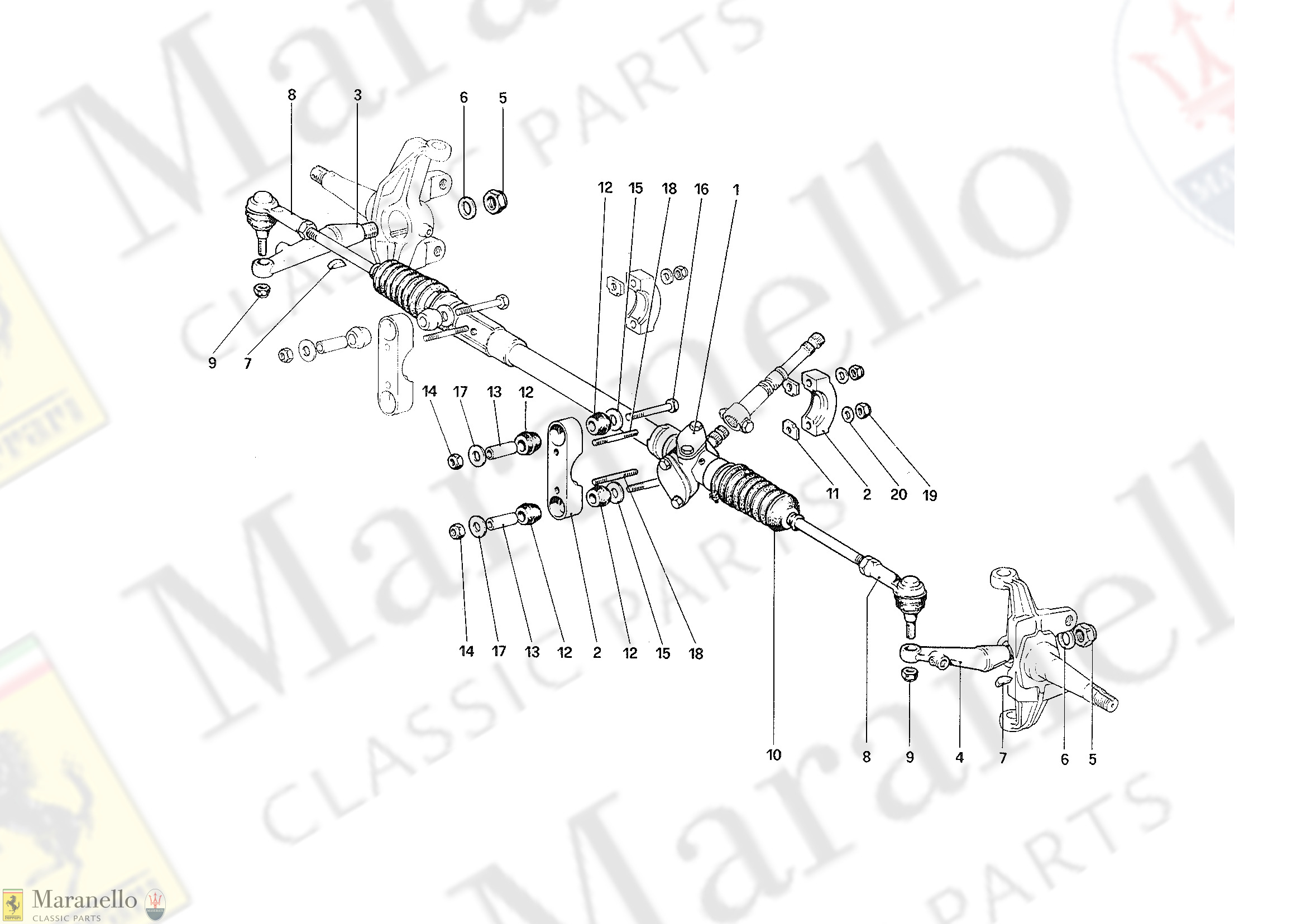 032 - Steering Box and Linkage