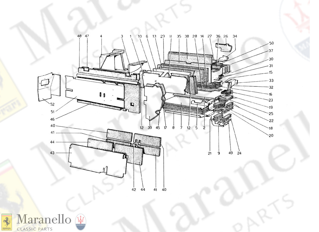 103 - Body Shell - Inner Elements (Usa 78 - Aus)