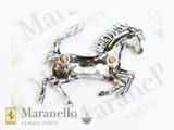 Medium Prancing Horse Motif Chrome