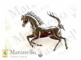 Medium Prancing Horse Motif Chrome