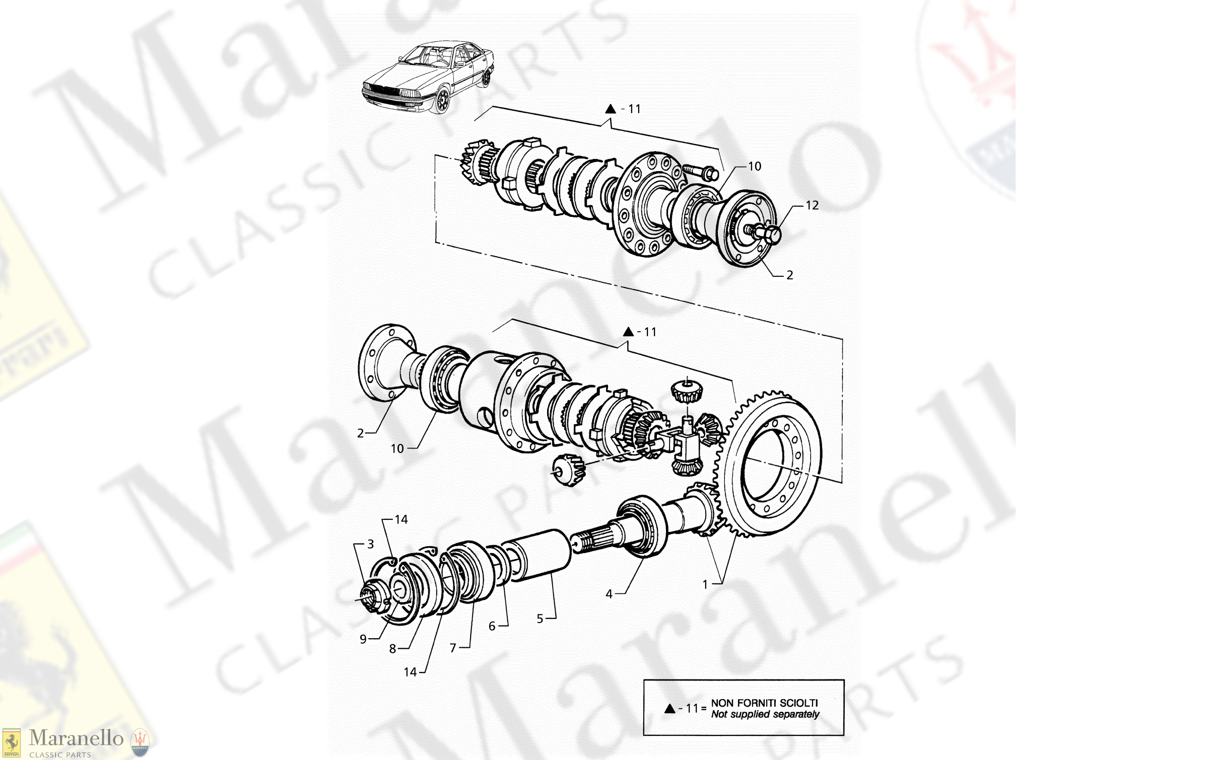 C 30.1 - C 301 - Differential - Internal Parts