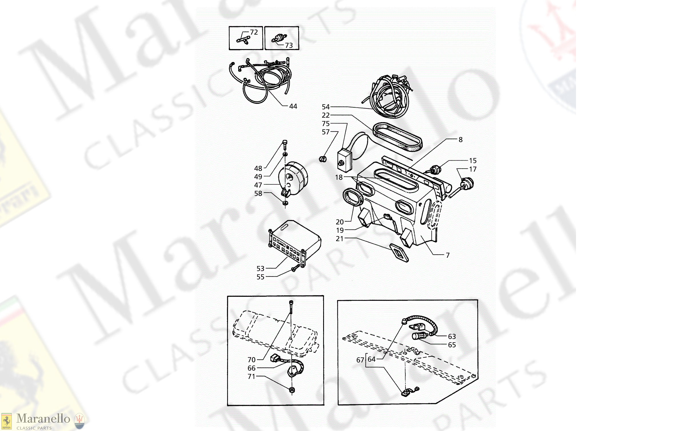 C 71.1 - C 711 - Automatic Air Conditioner Assy (Left Hd)