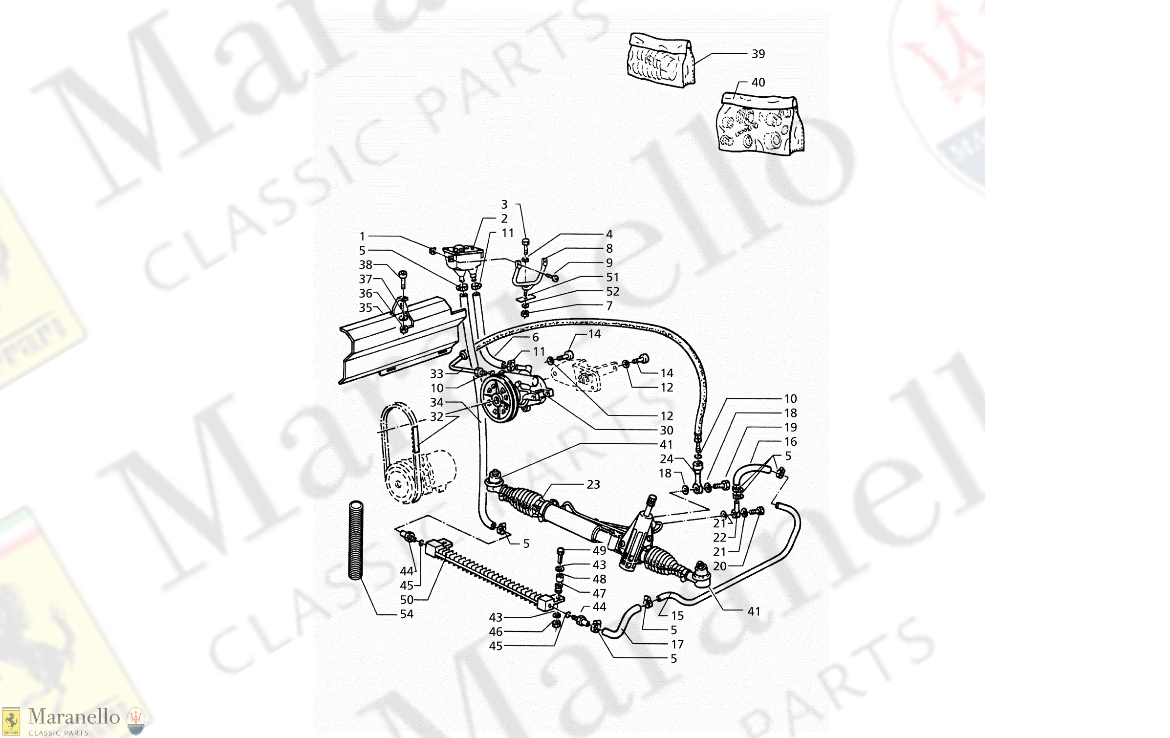 C 33 - Power Steering System (Lh Drive)