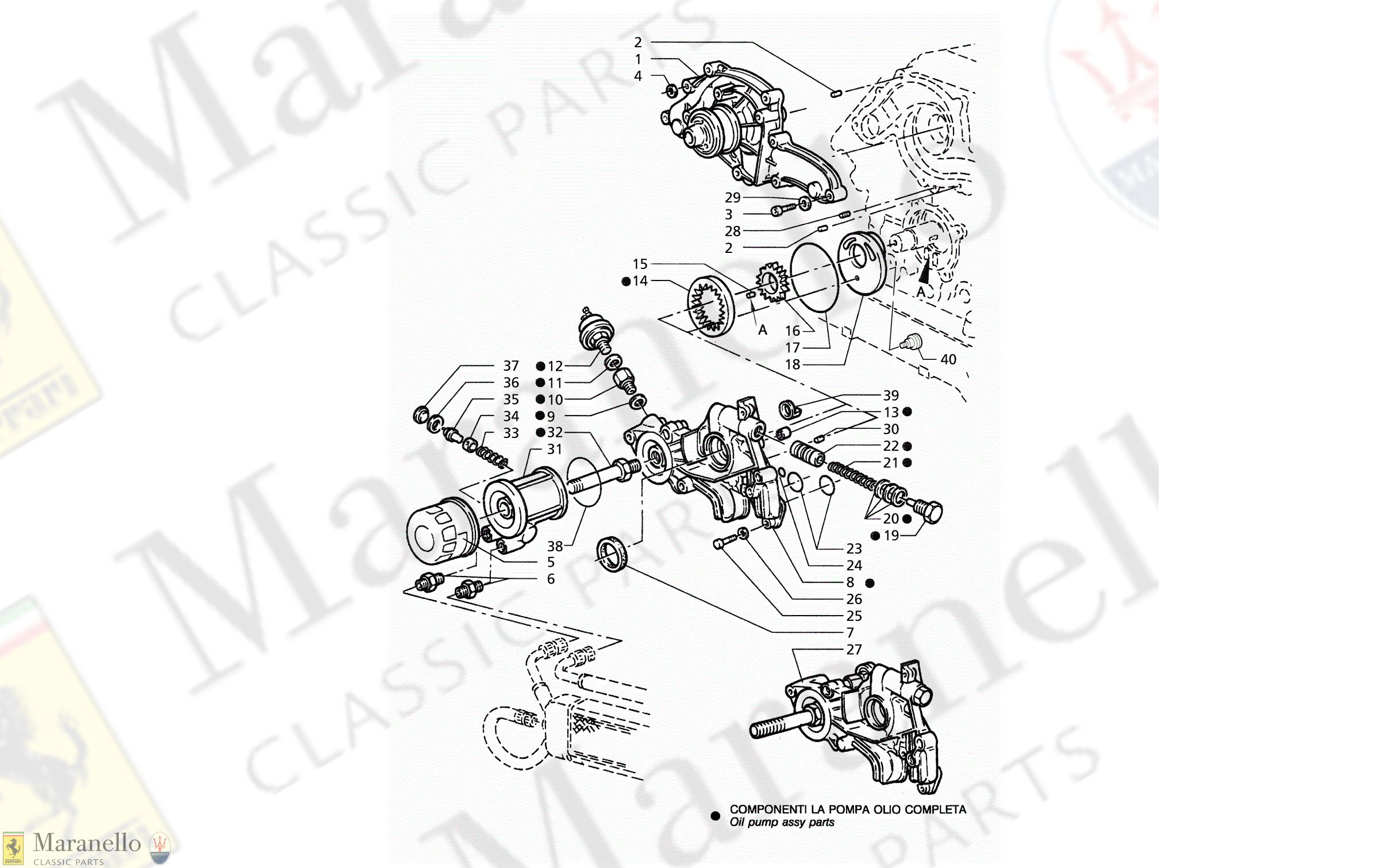 C 9 - Oil Pump And Water Pump (Pre-Modification)