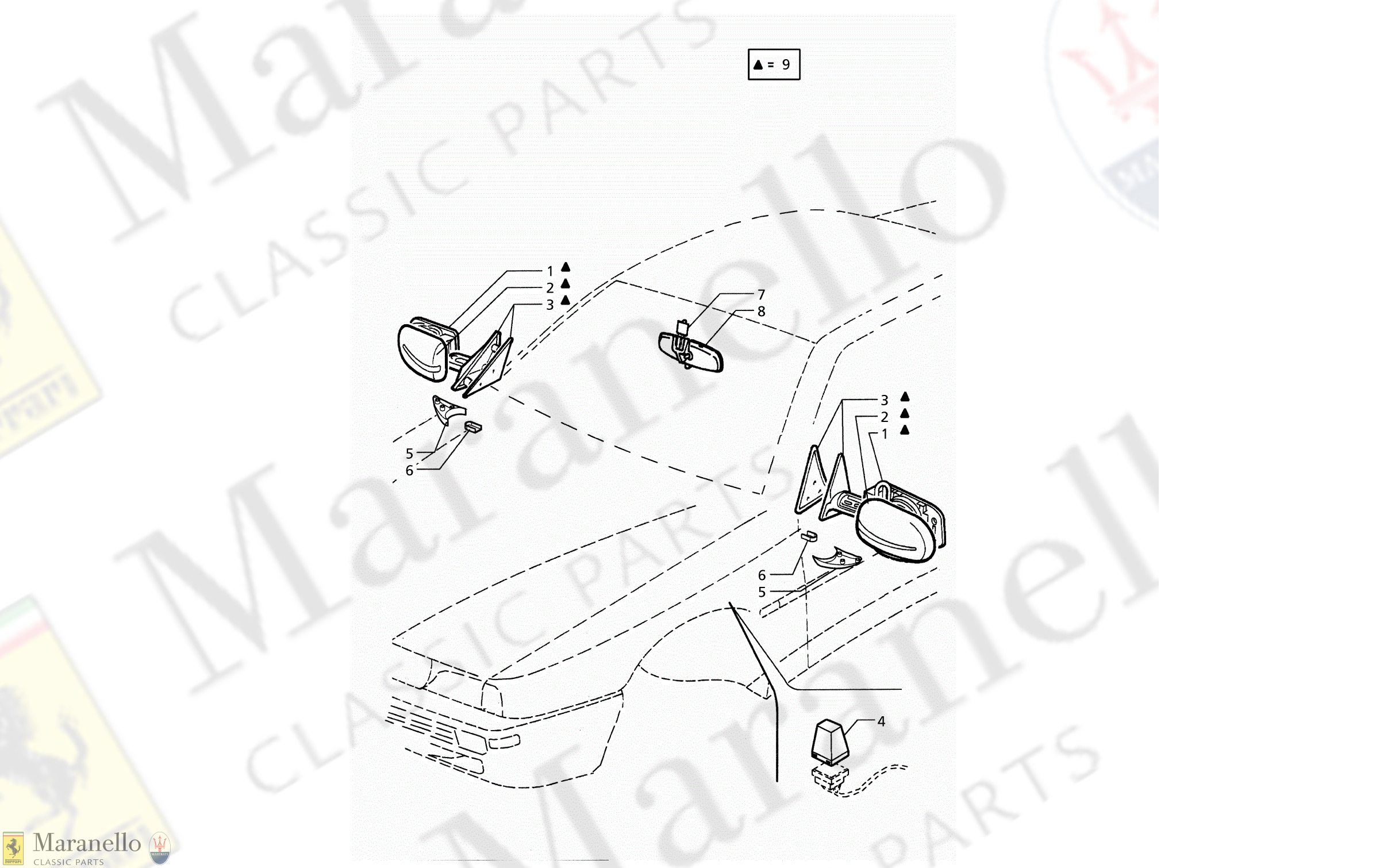 C 68 - Rear View Mirrors