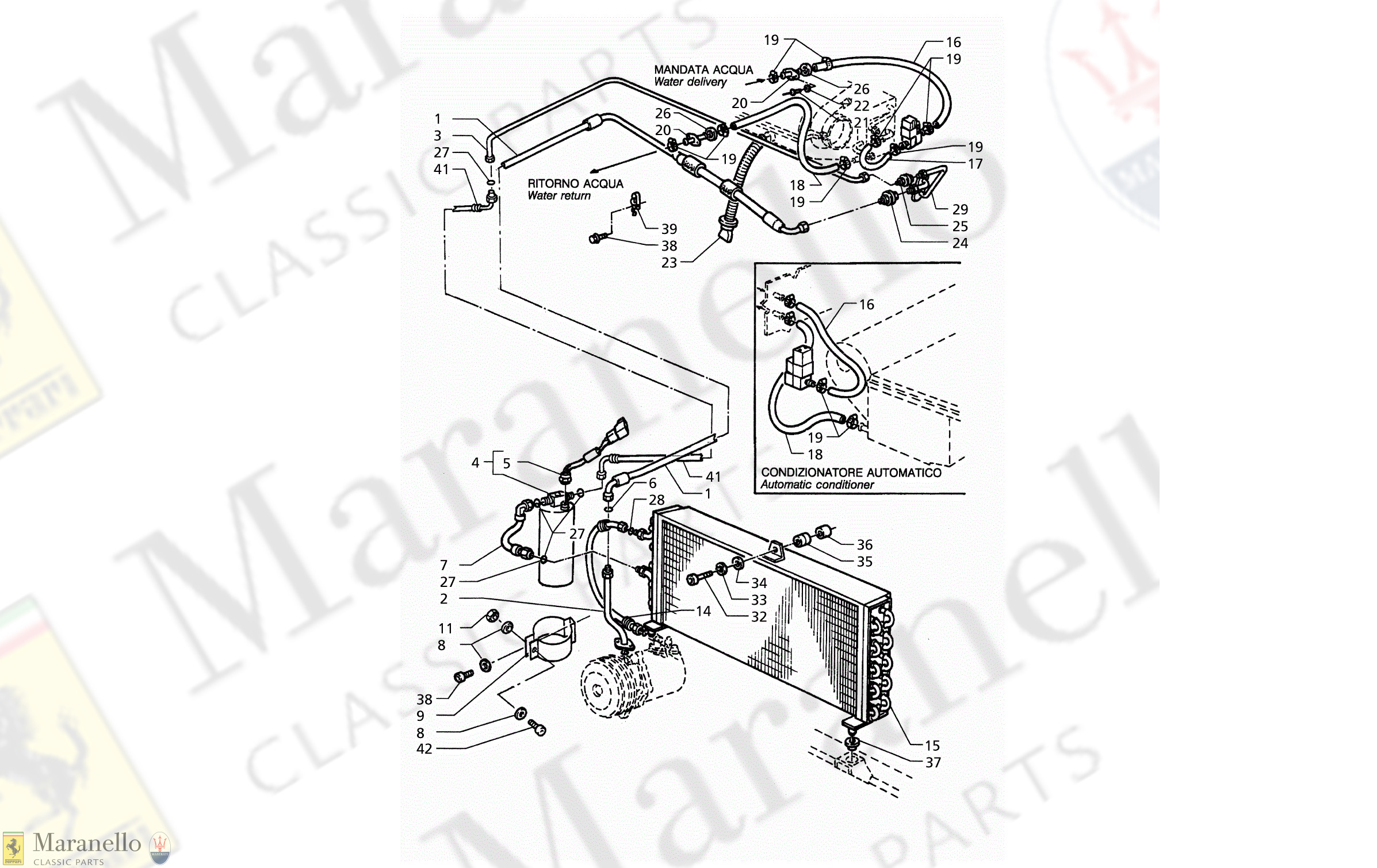 C 21.2 - C 212 - Air Conditioning System (Rhdrive) With R134a Gas