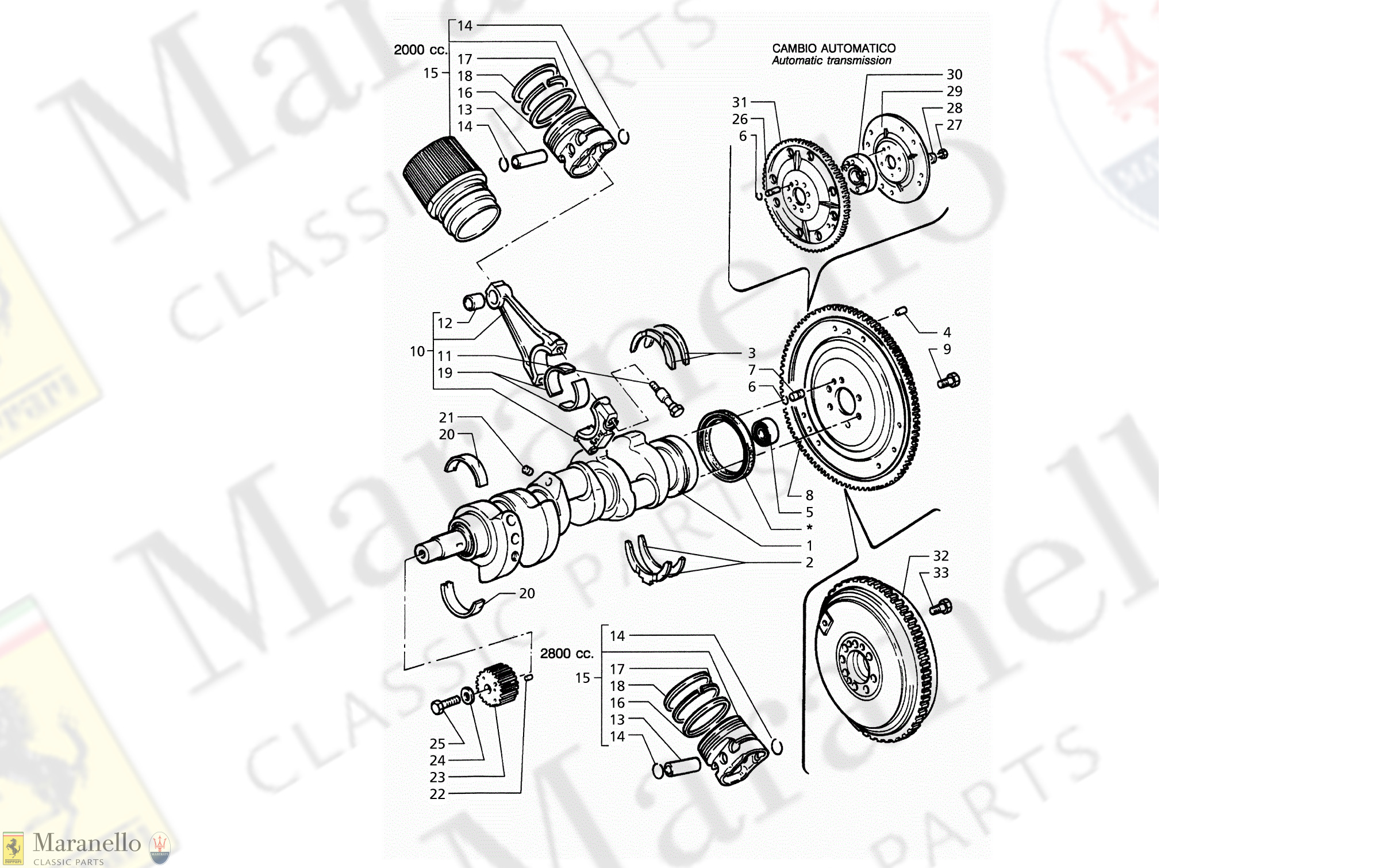 C 5 - Crankshaft, Pistons, Connecting Rods And Flywheel