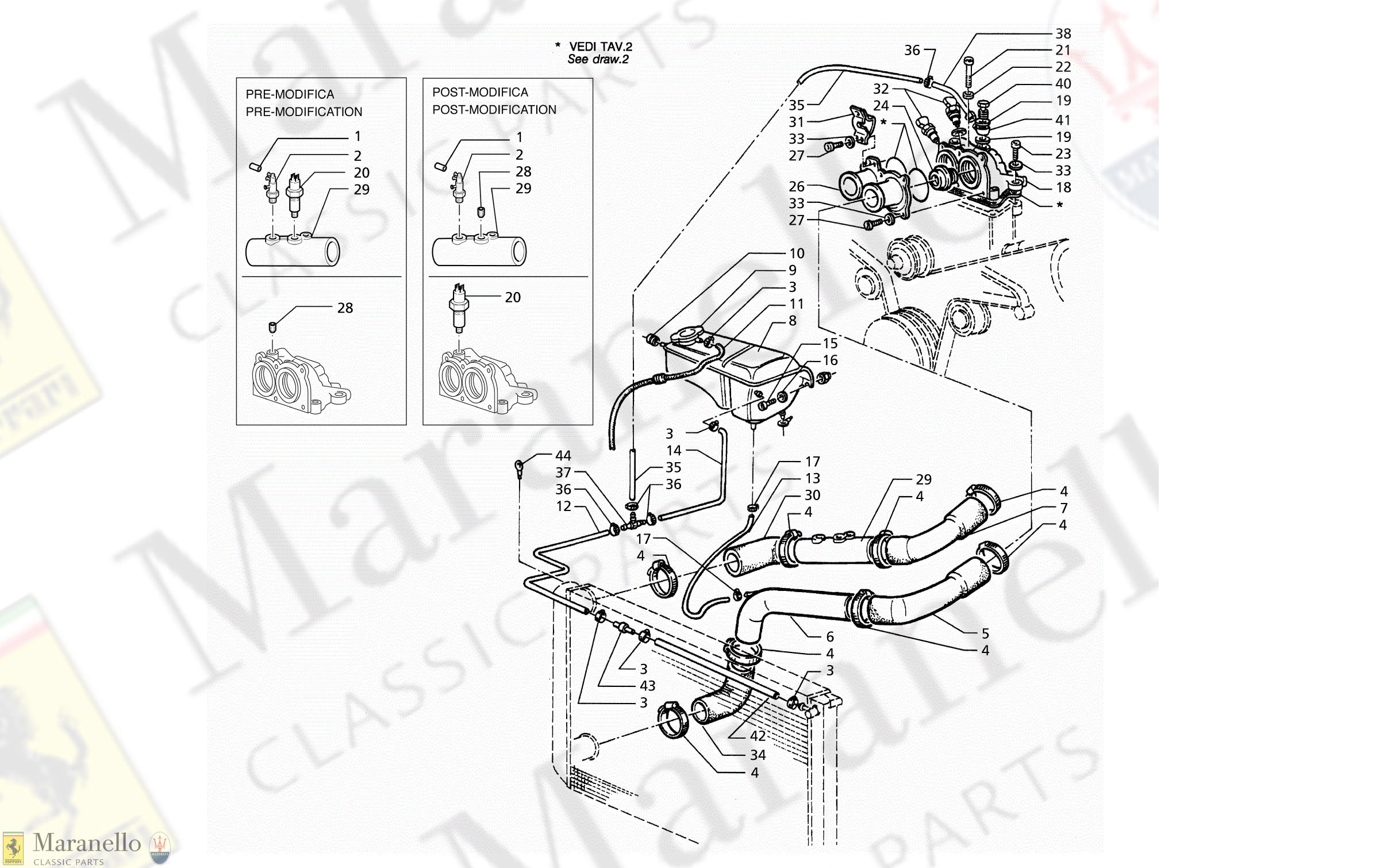 C 19 - Engine Cooling Pipes And Thermostat