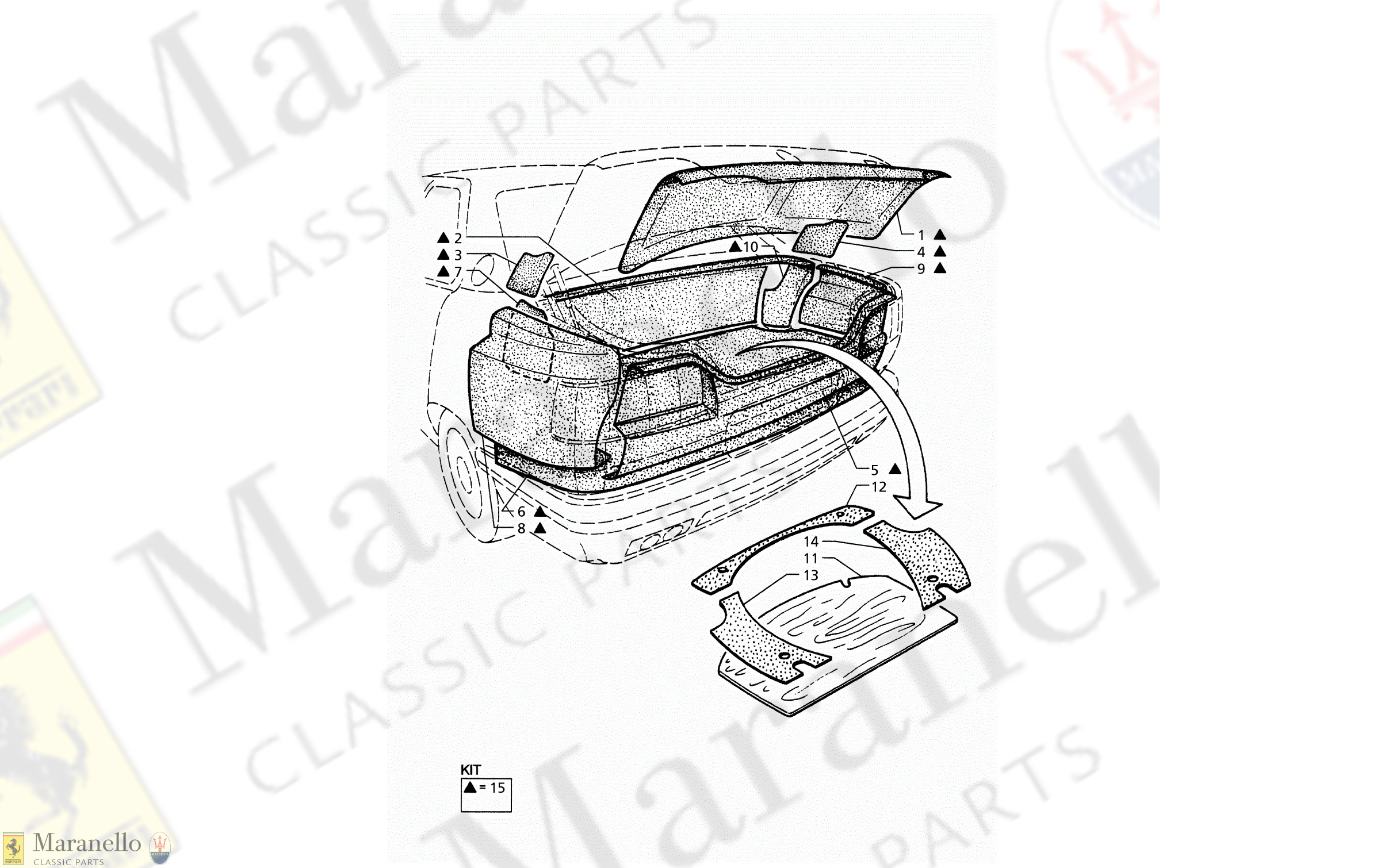 C 47.2 - C 472 - Boot Lid: Hinges, Boot Lid Release (Pre-Modification)