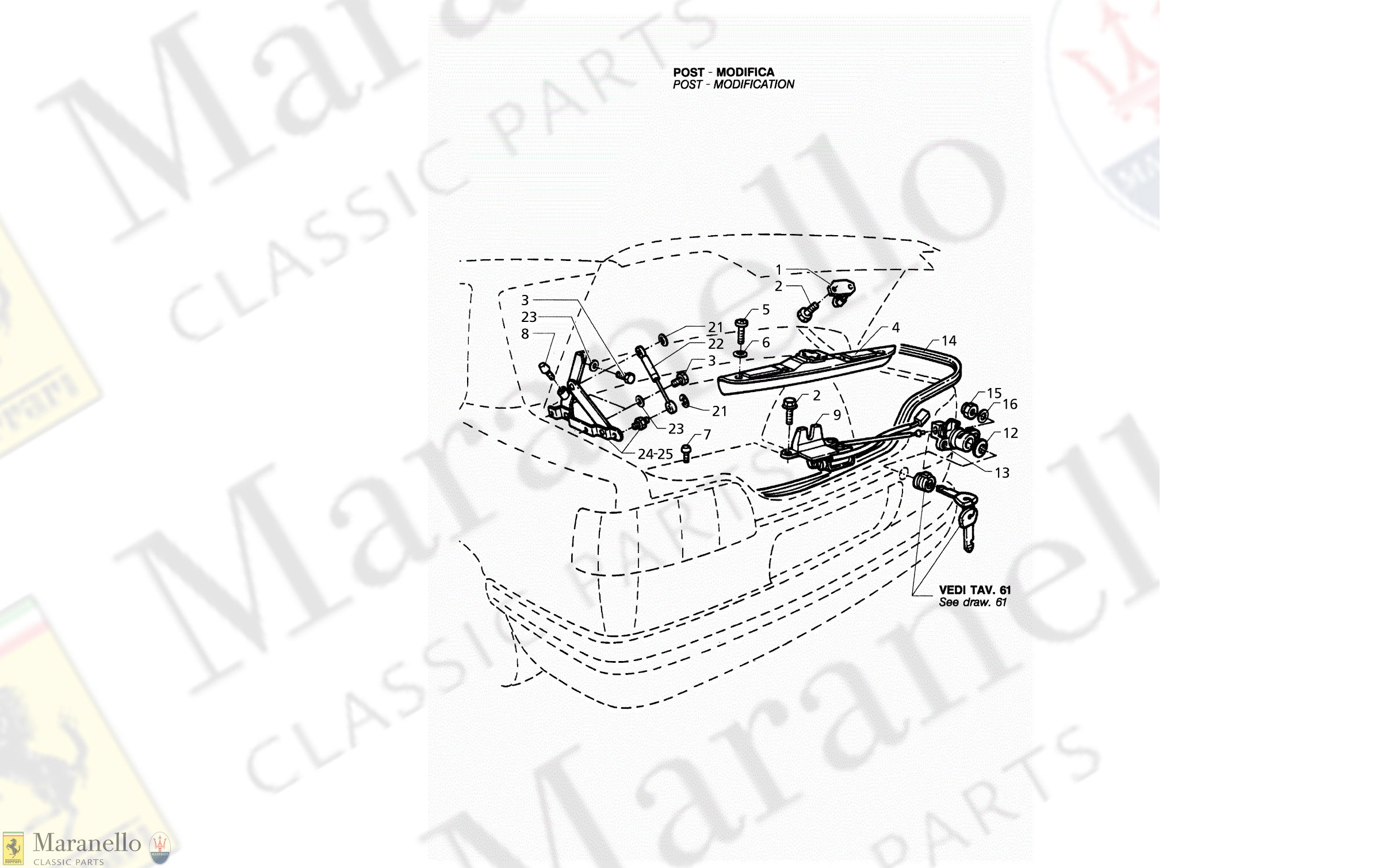 C 47.1 - C 471 - Bonnet: Hinges And Bonnet Release