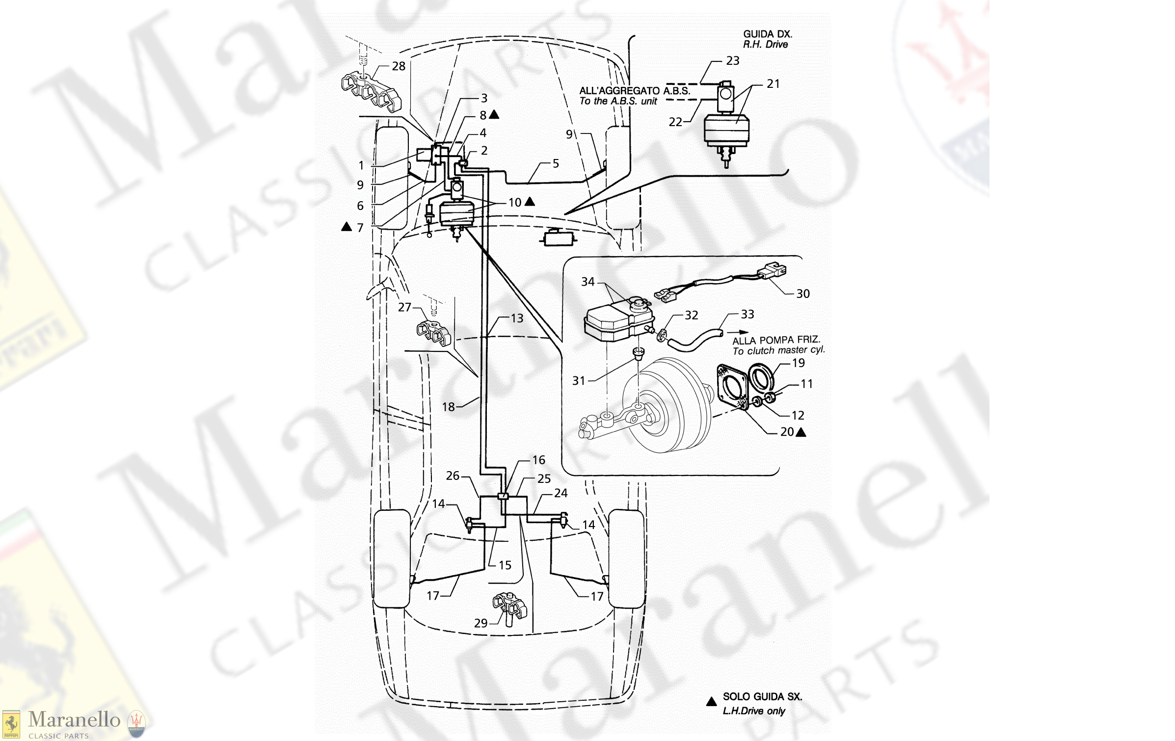 C 42 - Abs - Hydraulic Brake Lines