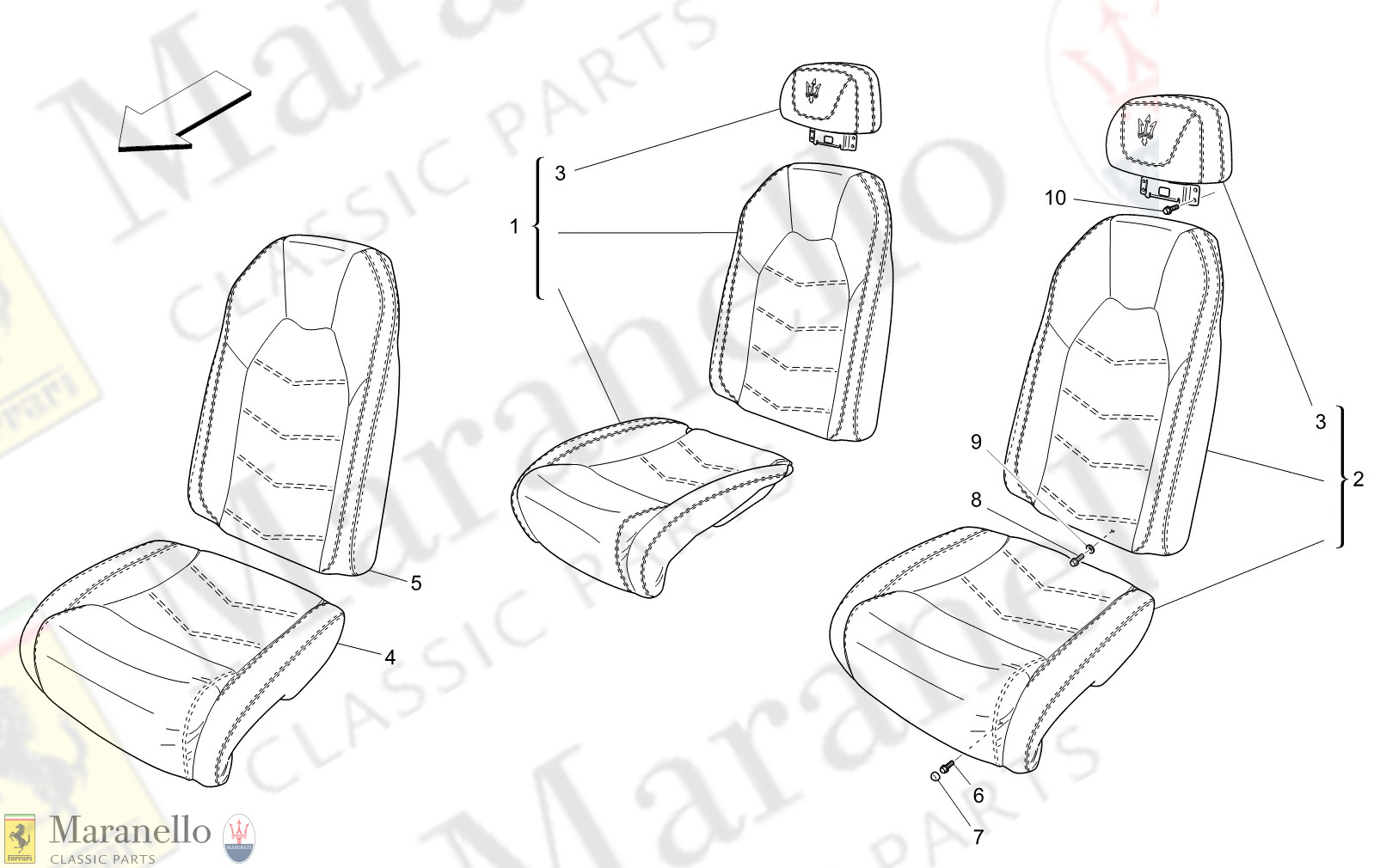 09.42 - 11 - 0942 - 11 Rear Seats: Trim Panels