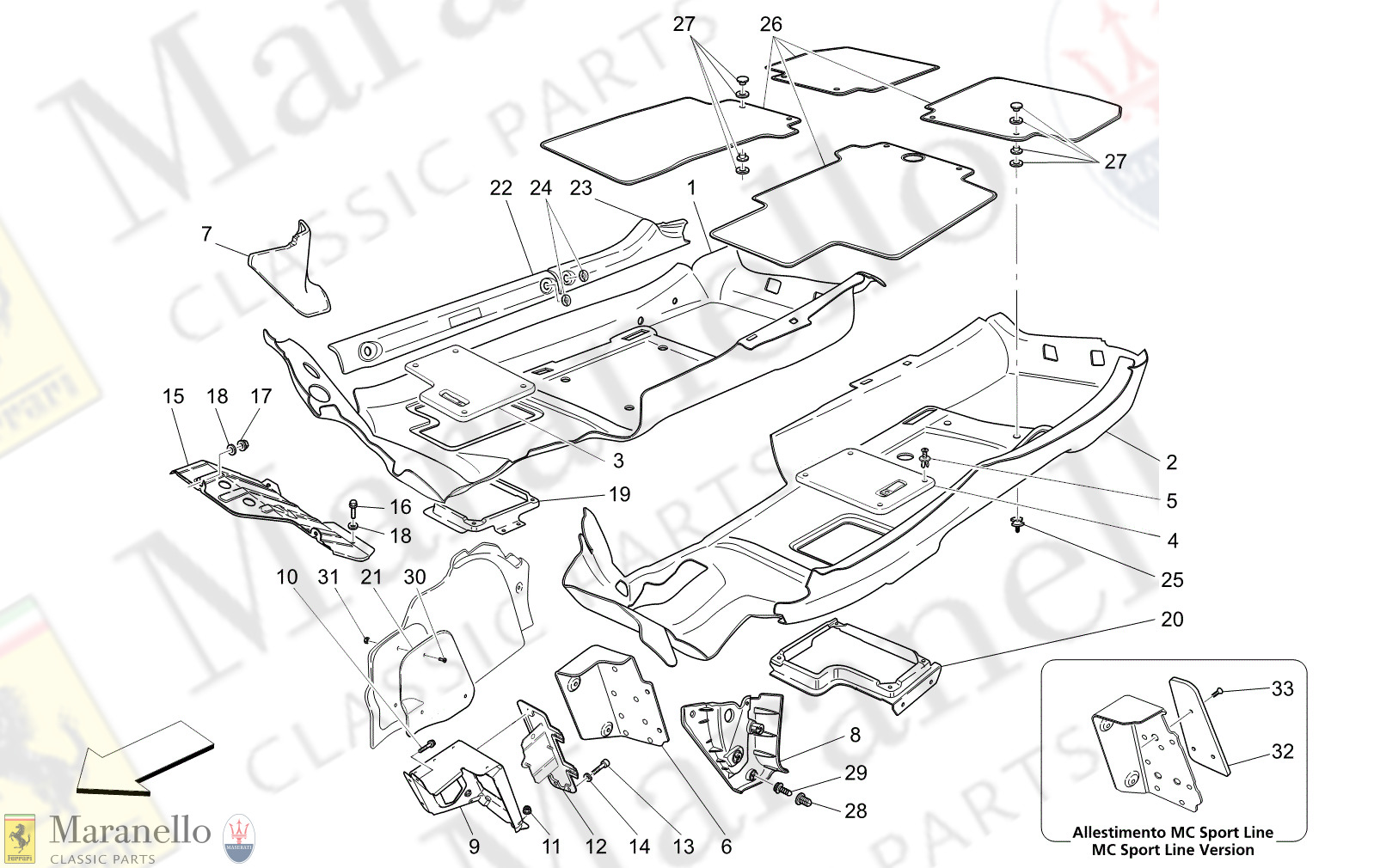 09.60 - 11 - 0960 - 11 Passenger Compartment Mats