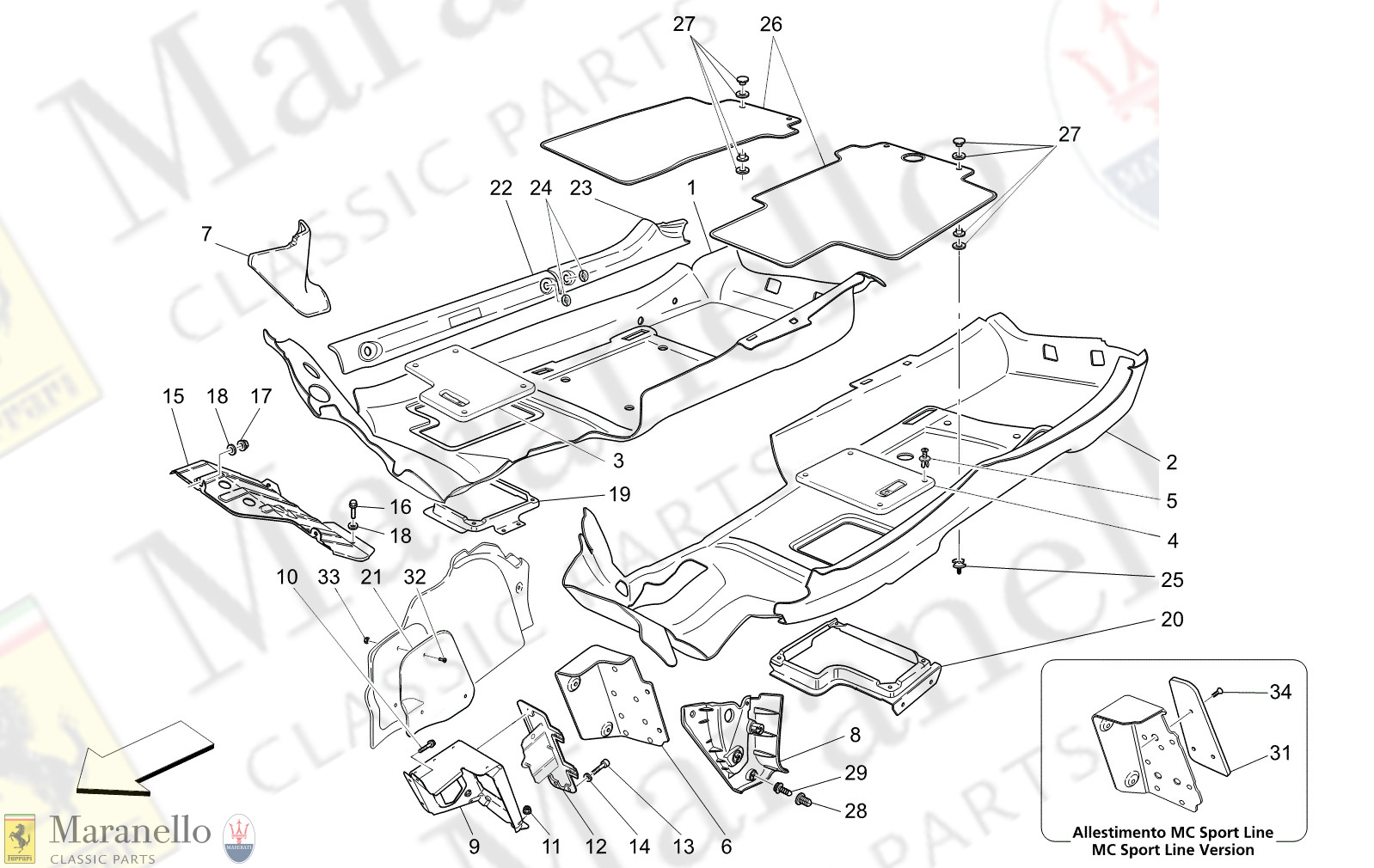 09.60 - 11 - 0960 - 11 Passenger Compartment Mats