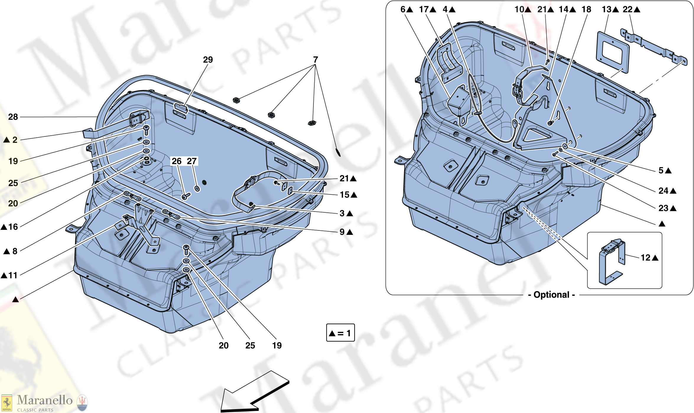 108 - Front Compartment Trim